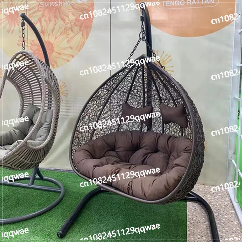 Outdoor Freizeit Vogelnest Hängenden Korb Schaukelstuhl Villa Garten Doppel Hängenden Korb Hängematte Hängen Stuhl Faul Balkon Image