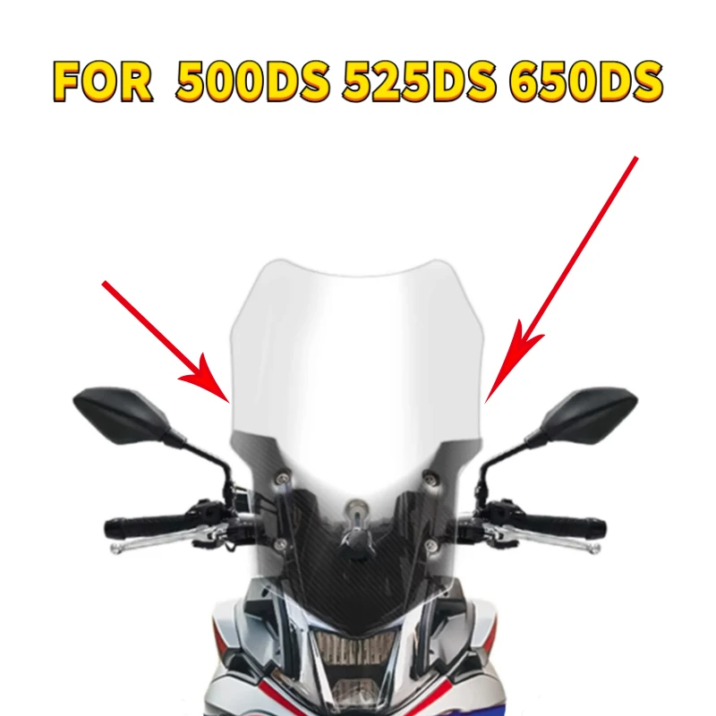 Für VOGE 500DS 525DS 650DS modifiziert mit hoher Windschutzscheibe und erweitertem Windabweiserzubehör Voge 500 DS 650ds Image