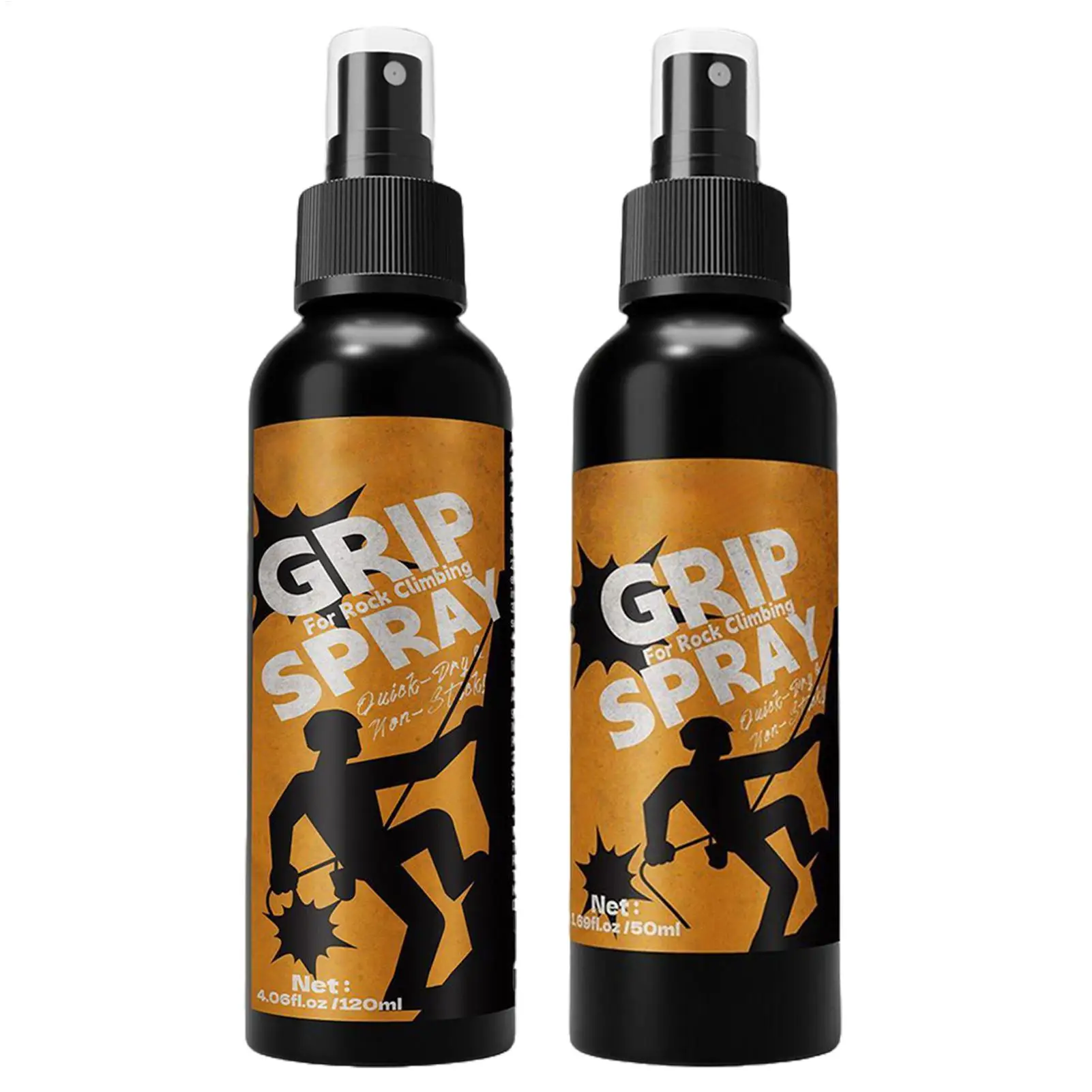 50/120 ml Anti-Rutsch-Griffspray, verbesserte Reibungsbeschichtung für Sportschuhe, Turnschuhe und Kletterhandschuhe auf dem Gericht, Felsoberflächen