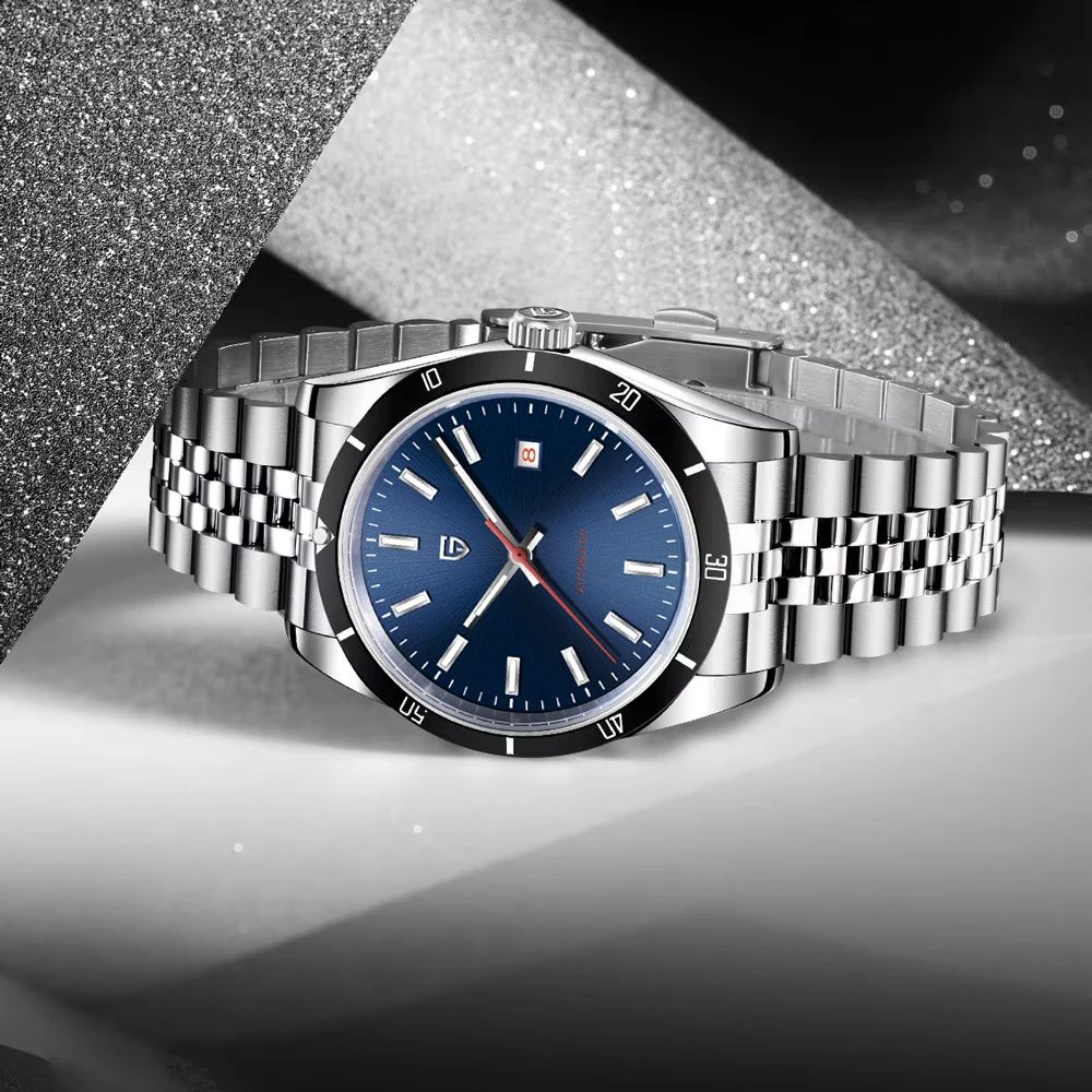 2026 Neue PAGANI DESIGN BB58 Herrenuhren Luxus Automatikuhr für Männer Mechanische Armbanduhren AR Saphir Wasserdicht Leuchtend Image