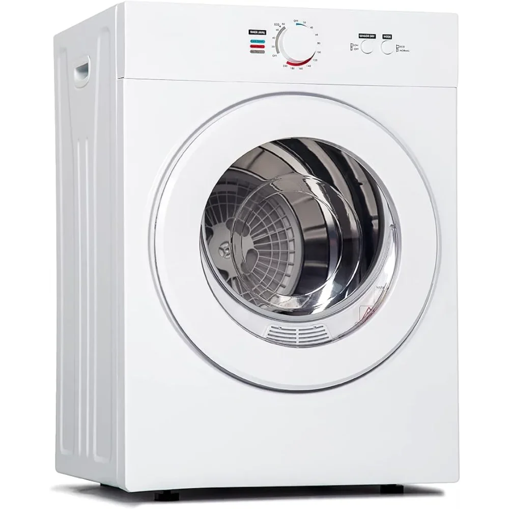 Euhomy Kompaktrockner 1,8 cu. ft. Tragbare Wäschetrockner mit Abluftkanal und Edelstahlauskleidung mit vier Funktionen Image