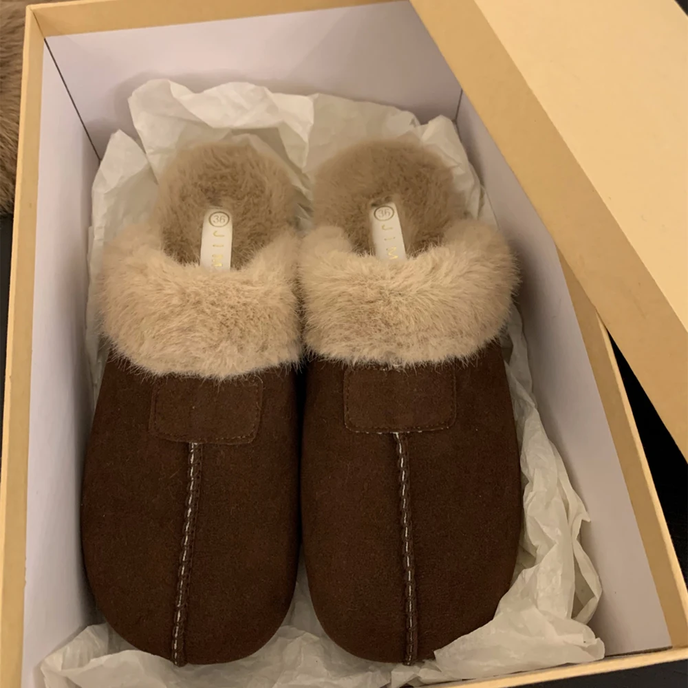 Natürliche Wolle Gras Hausschuhe Australische Schaffell All-in-one Hausschuhe Damen Hause Wohnungen Rutschfeste Frauen Schuhe