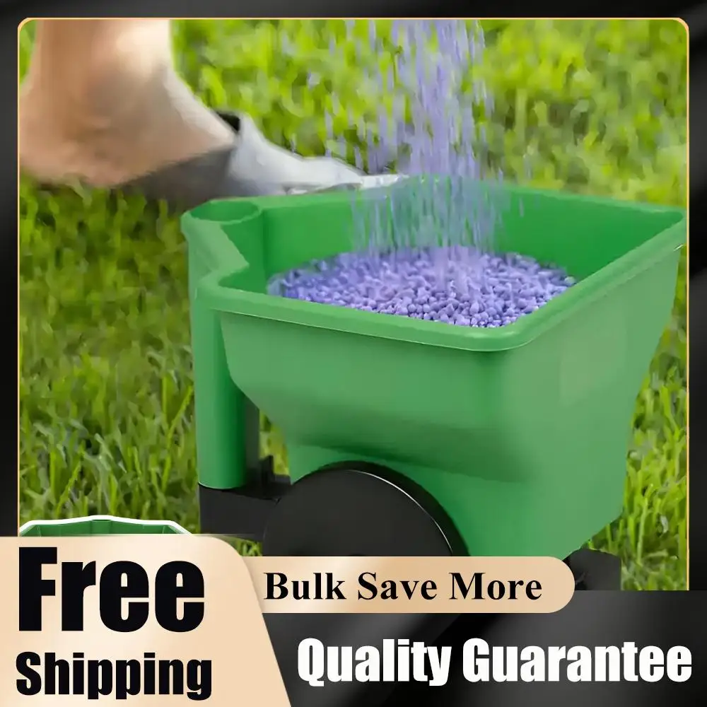 Mehrzweck-Rotationsspreizer mit Einfachem Kurbelmechanismus Handgeführter Grassamenstreuer für Grassamen/Dünger/Eisschmelze Image