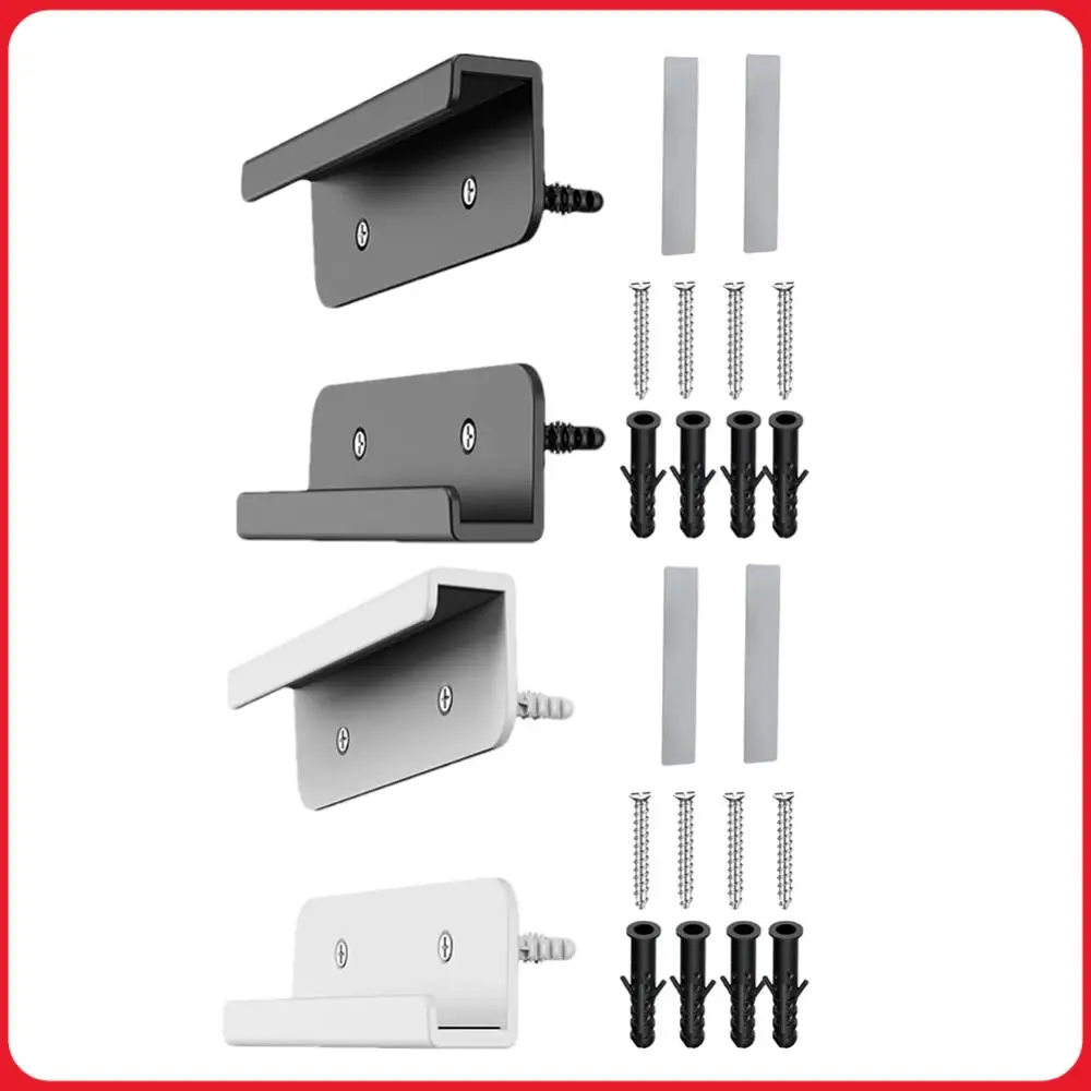 2-teilige Tablet-Wandhalterung mit selbstklebender oder schraubbarer Wandhalterung für Tablet/Handy/E-Reader/Fernbedienung Image