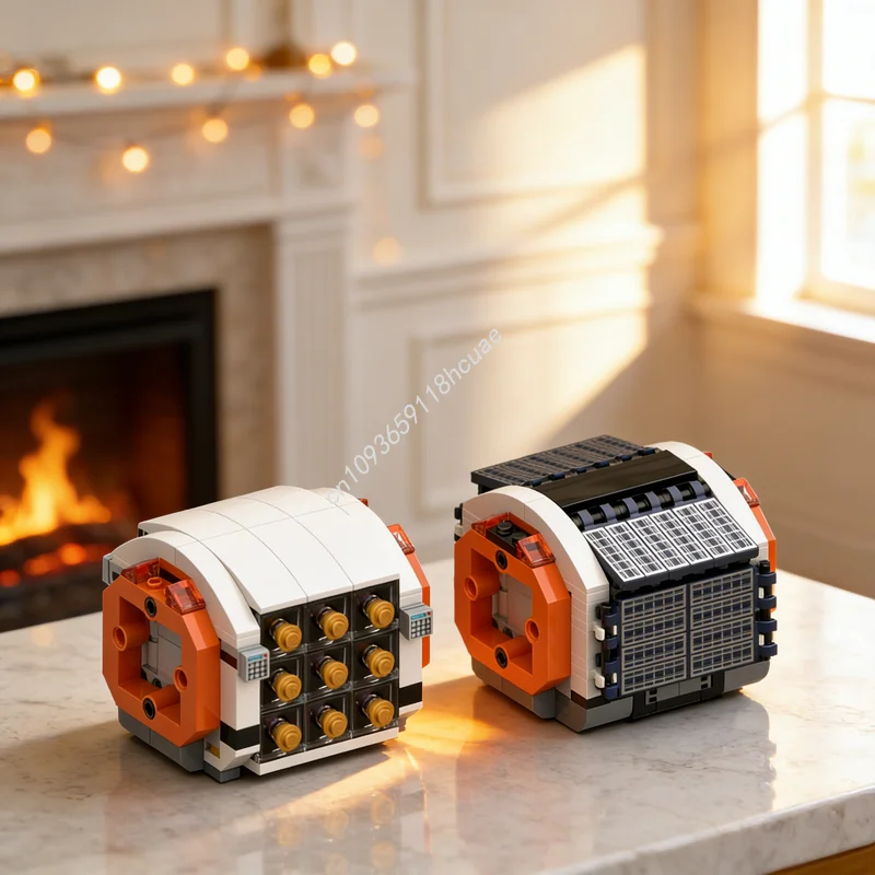 450-teiliges MOC City Space Modul-Pack 2 Modellbausatz Konstruktions-Kreativspielzeug Weihnachtsgeschenkidee Bausteine Bildung für Kinder Image