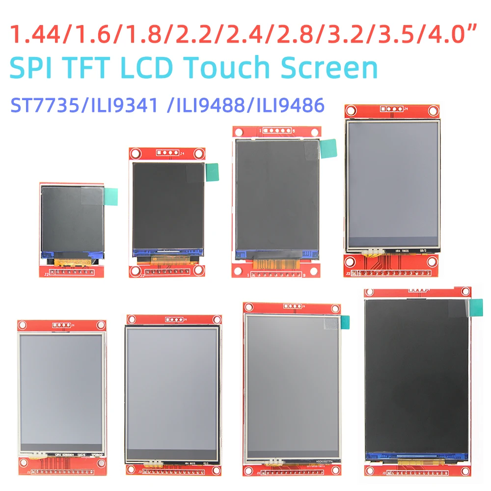 1,44/1,8/2,2/2,4/2,8/3,2/3,5/4,0 Zoll SPI TFT LCD Bildschirm mit Touch Panel Treiber IC ILI9341/ILI9488/ILI9486, 320*480 Image