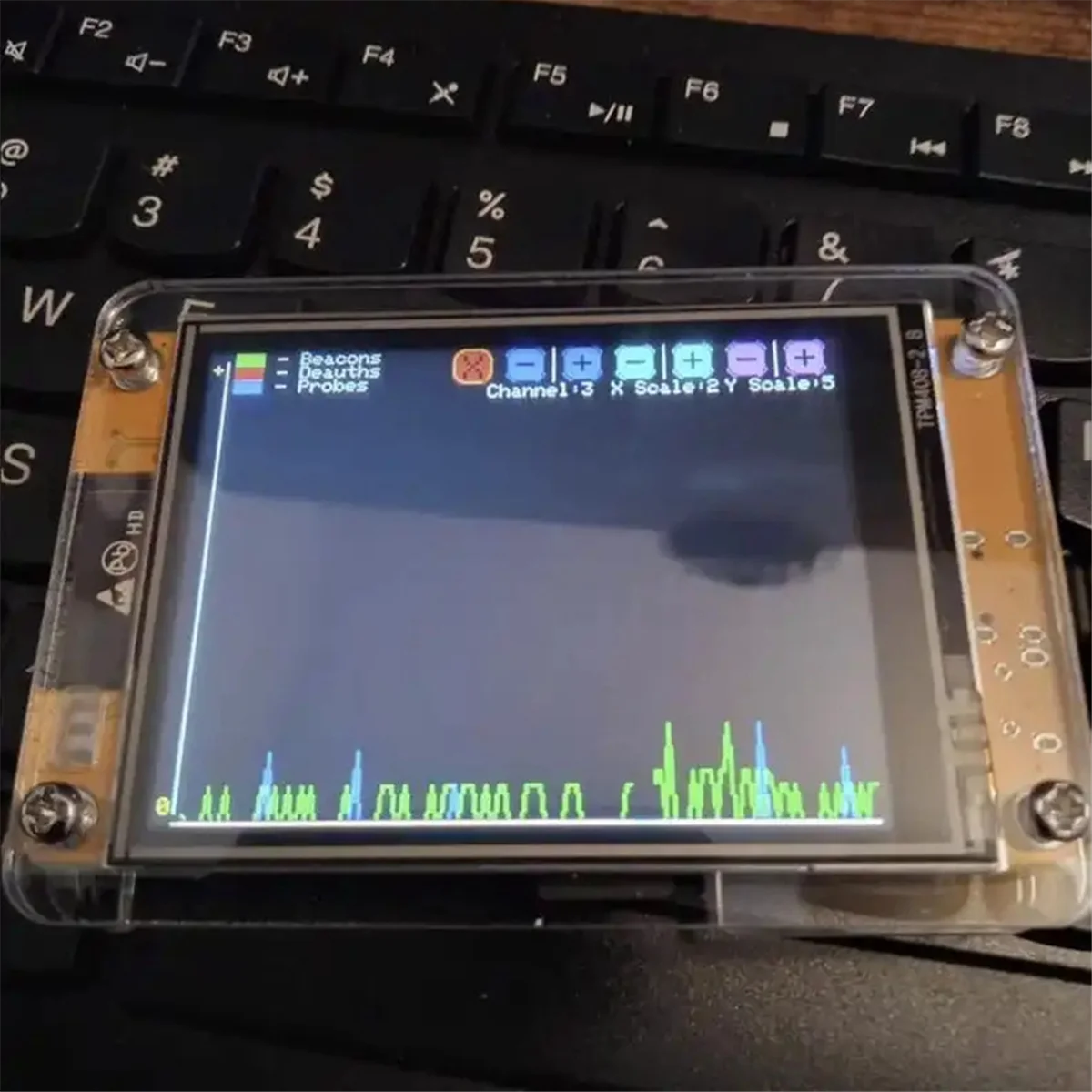 ESP32 Marauder Mar-X-Auder CYD 2432r028 Wi-Fi Bluetooth und Werkzeuge für Sicheres & Zuverlässiges Drahtloses Networking-A69M Image