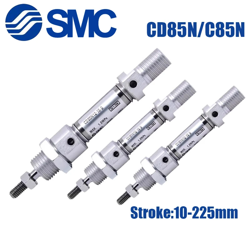 CD85N/C85N10/12/16/20/25 SMC Edelstahl Mini Zylinder Doppeltwirkender Hub 10-225mm Image