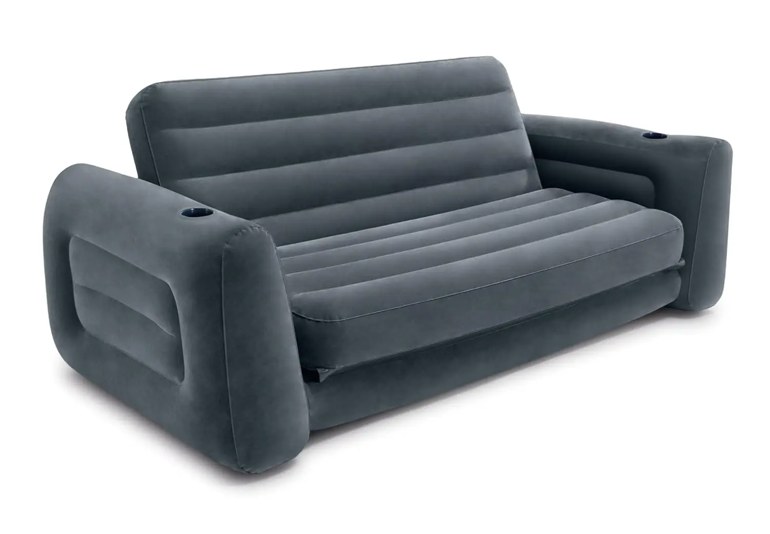 Aufblasbarer Loveseat-Schlafsofa für 2 Personen, max. 200 kg, 127 x 231 x 66 cm, mit Getränkehalter, individuell