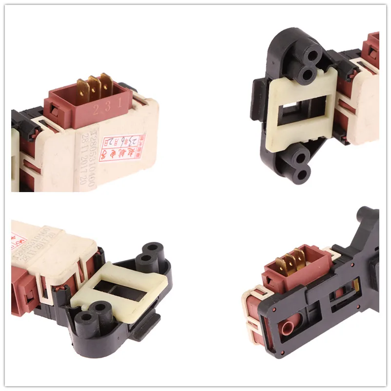 Waschmaschinen-Türverriegelung mit elektronischer Verzögerung ZV-446 T2805310400, geeignet für Beko TCL Waschmaschinen, Verriegelungsschalter-Baugruppe