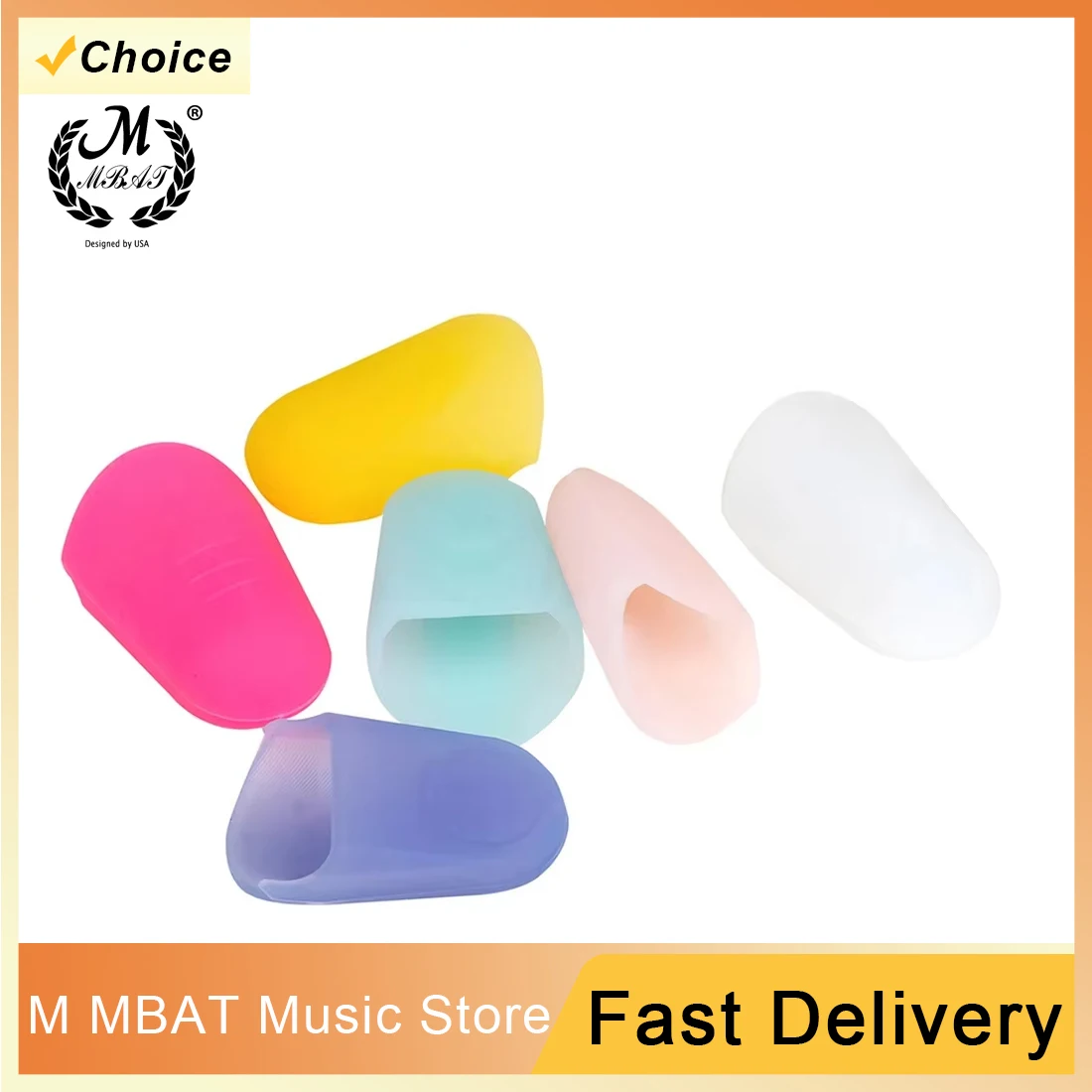 6 Teile/satz Saxophon/Klarinette Kopf Schutz Kappe Medium Saxophon Mundstück Schutzkappe Klarinette Mundstück Image