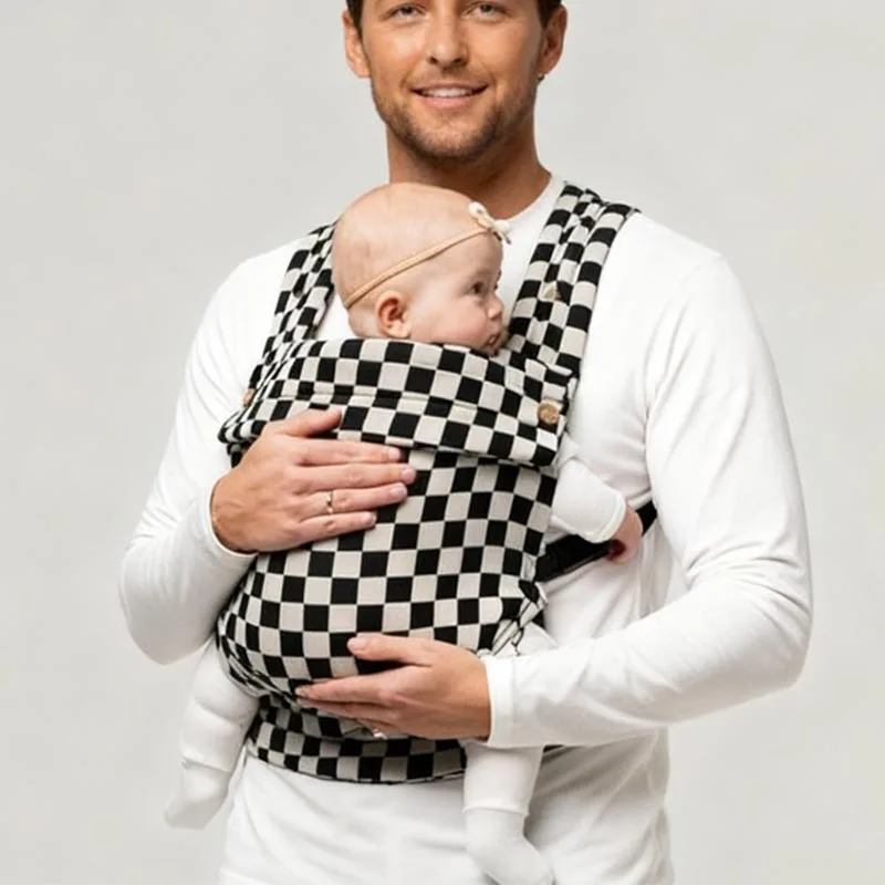 Multifunktionale Babytrage für Vordertrageposition, Einfache Doppelschulter-Babytrage, Tragbarer Hüftgurt Image