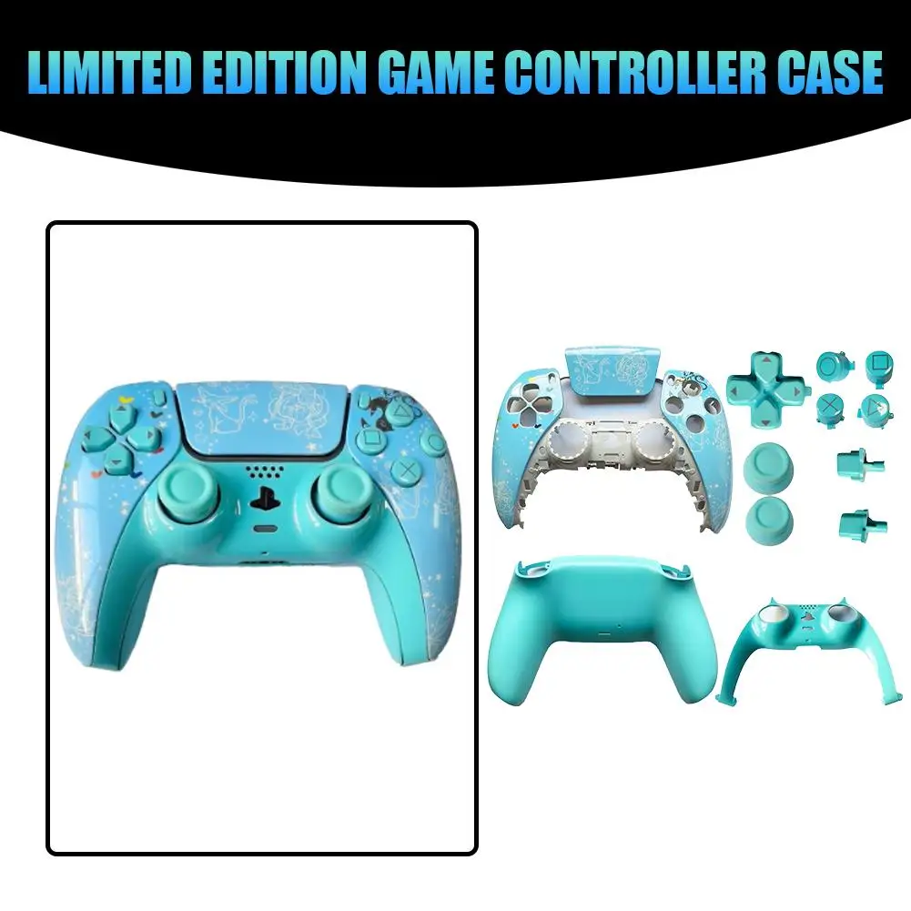Limited Edition Shell Kit für PS5-Controller – Frontplatte + Touchpad + Zierleiste, Ersatz-Reparaturzubehör für Gamepad Image