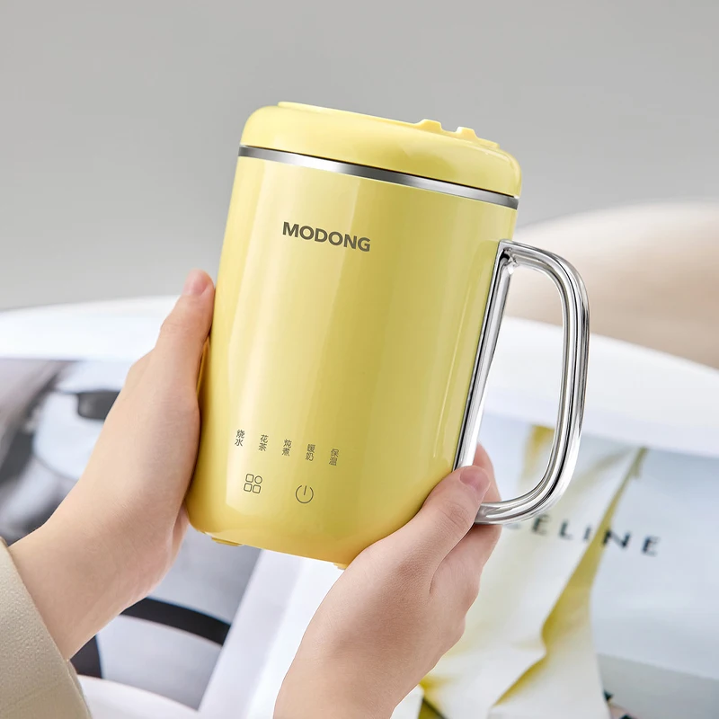 450 ml Wasserkocher Kochtopf Tragbare Heizung Tasse Eintopf Tasse Reise Multicooker Eintopf Büro Gesundheit Bewahren Topf 220 V Image