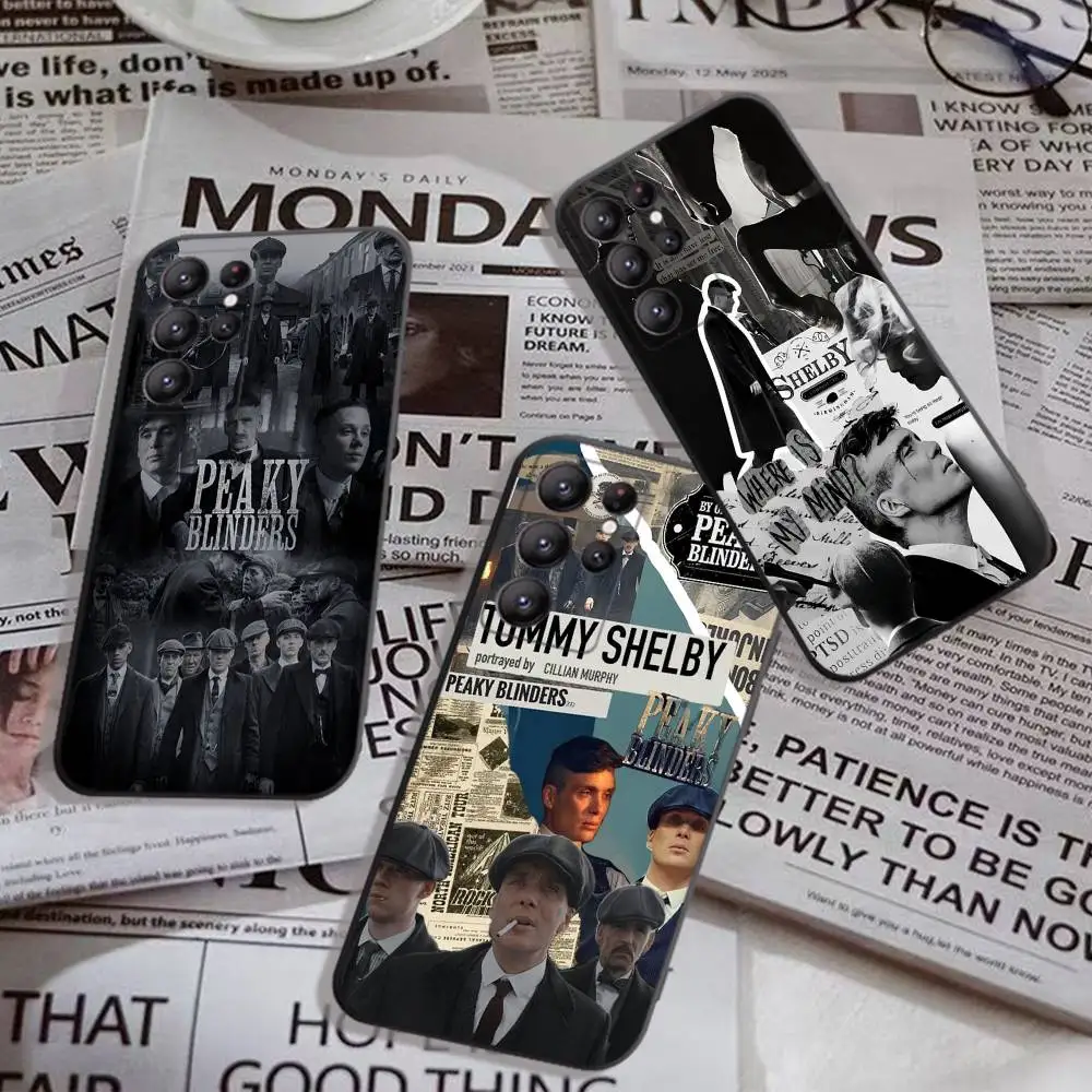 Film P-Peakys-B-Blinders Handyhülle für Samsung S 24 Fe 25 Ultra Plus 20 Lite 21 30 22 23 24 22 Ultra 5G Fundas