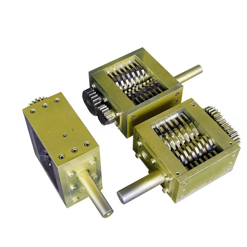 Kleiner Ein- und Doppelwellen-Schredder, Kunststoffzerkleinerungs- und Umweltschutzgerät Image