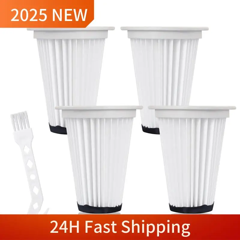 A63Z Top für TE-SV 18 Li 4-teilige wiederverwendbare Faltenfilter, waschbares Staubsaugerzubehör Image