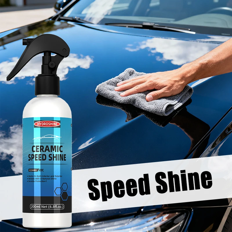Keramik-Speed Shine – stark wasserabweisend und perlmuttartige Wirkung. Fügen Sie Keramikqualität zum Schutz und Glanz an Autolack, Glas hinzu, Image