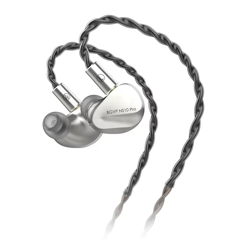 BGVP NS10 Pro 8BA + 2DD Hybrid-Antriebseinheit In Ear Wired Earbud HIFI Monitor Kopfhörer mit 2-in-1 austauschbarem Stecker MMCX-Kabel Image