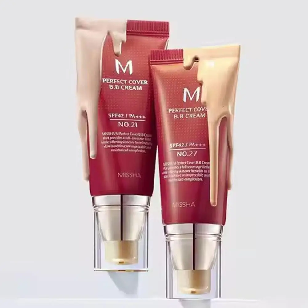 MISSHA M Perfect Cover BB Cream 30H Lasting Glow Natural Nude Makeup Wasserdichte Abdeckung Akne Korea Cosmetics Image