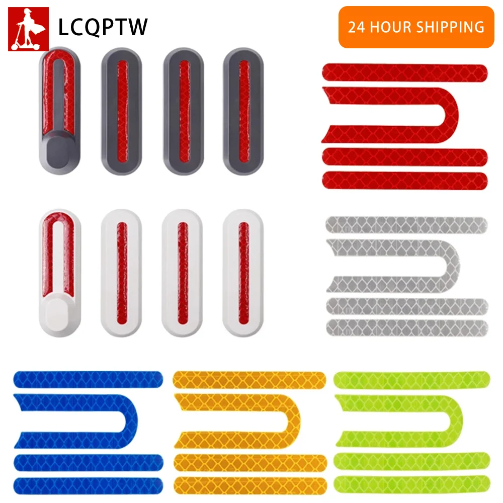 Für Xiaomi Mijia M365 Roller Skateboard Elektrische Roller Vorne Hinten Rad Reifen Abdeckung Naben Schutzhülle Fall Aufkleber Image