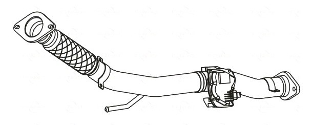 VEGAZ Abgasrohr RENAULT,NISSAN DR-172 20010BB60A Image