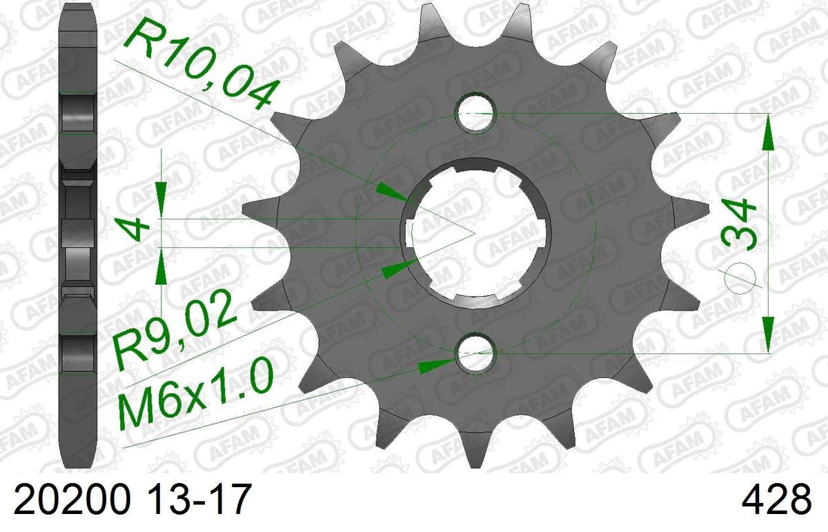 AFAM Kettenritzel 20200-15 Image