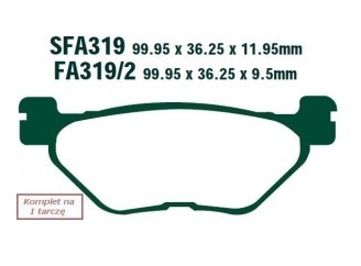 EBC Brakes Bremsbelagsatz SFA319 Bremsbeläge,Bremsklötze,Bremssteine,Bremsbeläge & Bremsbelagsatz,Bremsklötze & Bremsbelagsatz Image