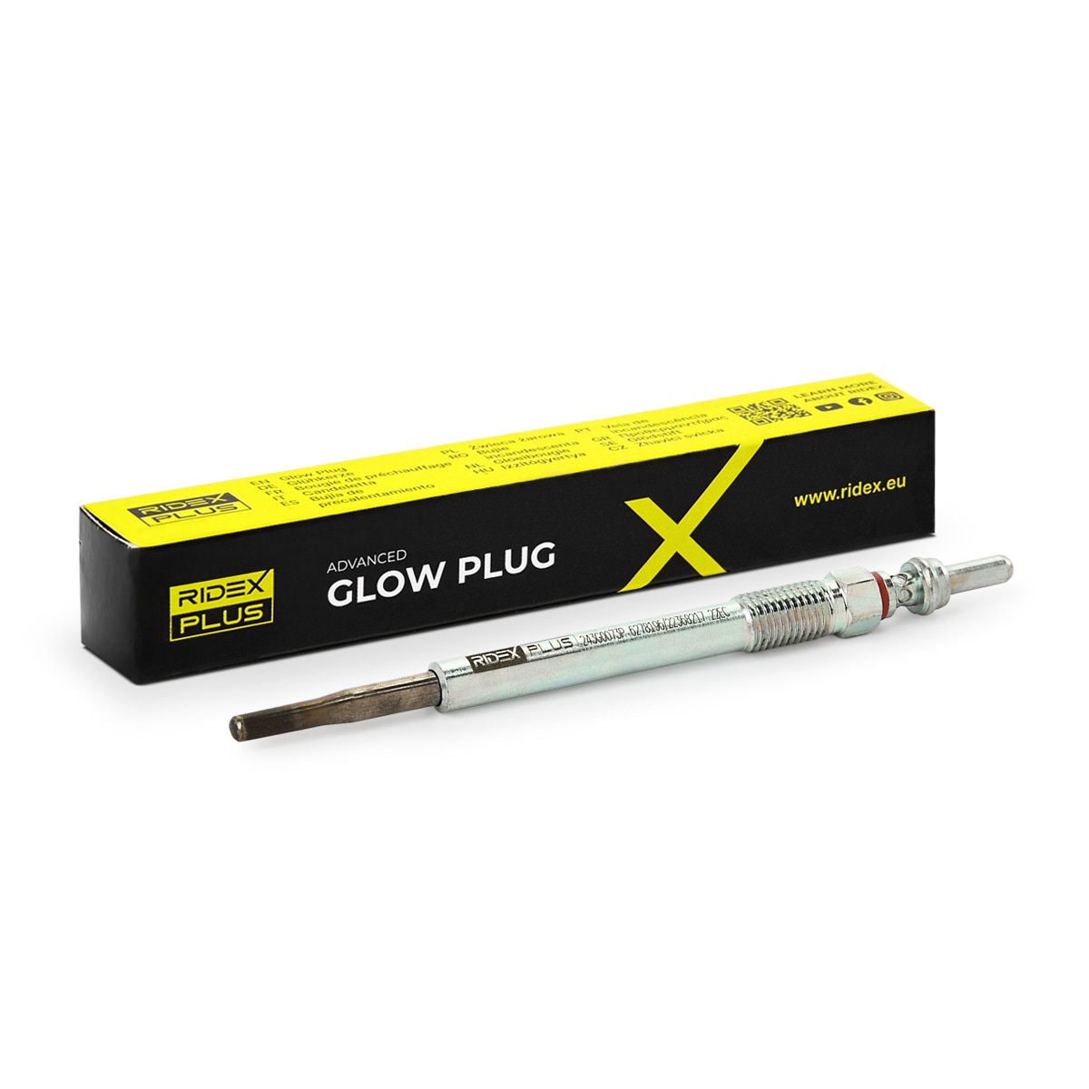 RIDEX PLUS Glühkerze OPEL,FORD,FIAT 243G0073P 3646409,5960E6,1703269 Glühkerzen,Glühstifte,Glühkerzen Diesel,Vorglühkerzen AV2Q6M090BA,Y65018601 Image