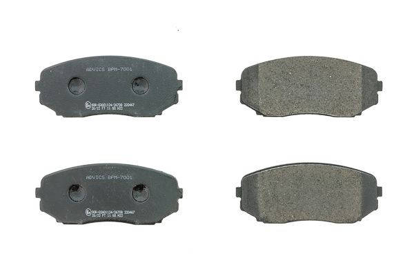 AISIN Bremsbelagsatz MERCEDES-BENZ BPMB-1029 0044205520,0084204220,A0044205520 Image