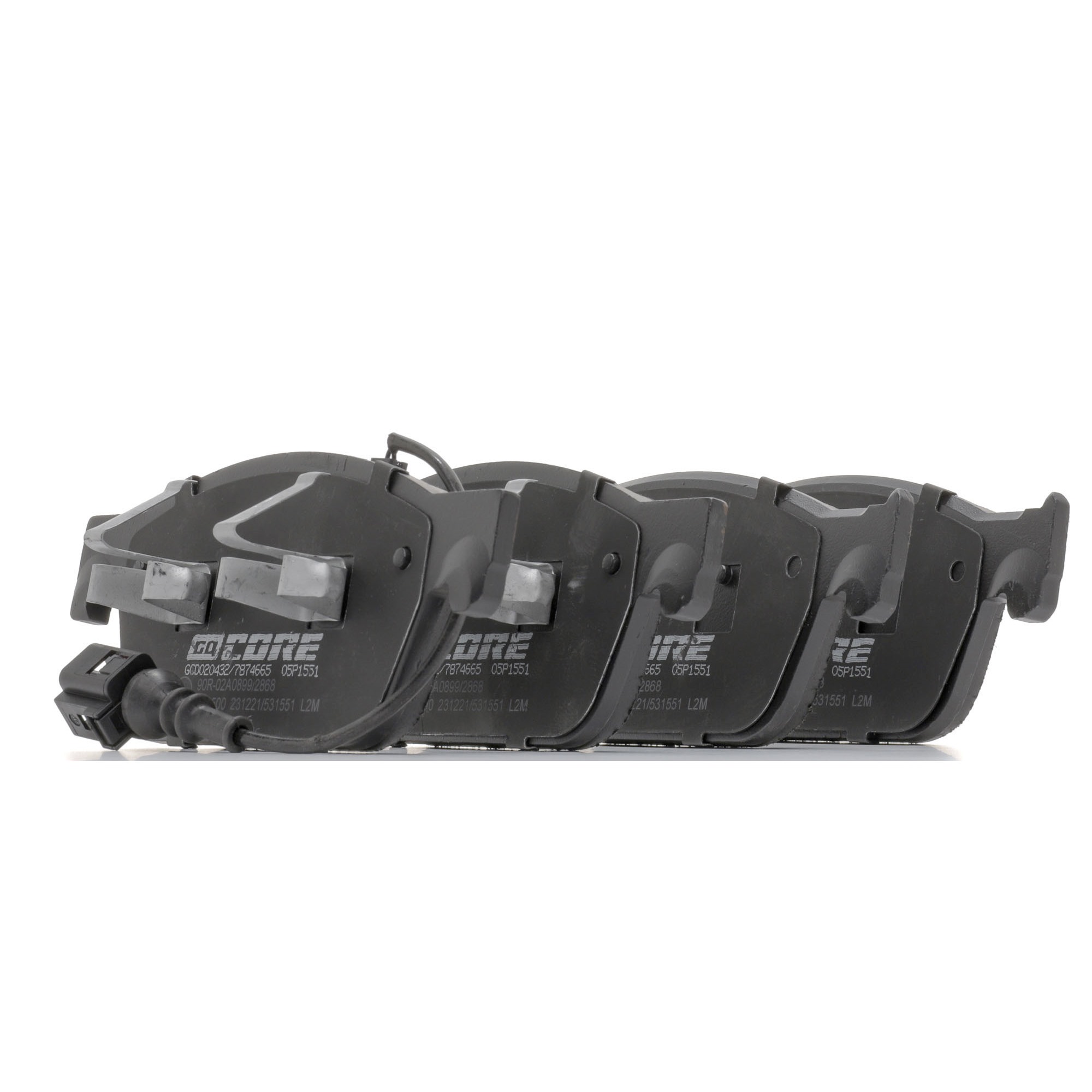 goCORE Bremsbelagsatz VW GCD020432 8660004514,7E0698151,7E0698151B 7E0698151C,7E0698151D,8660000737 Image