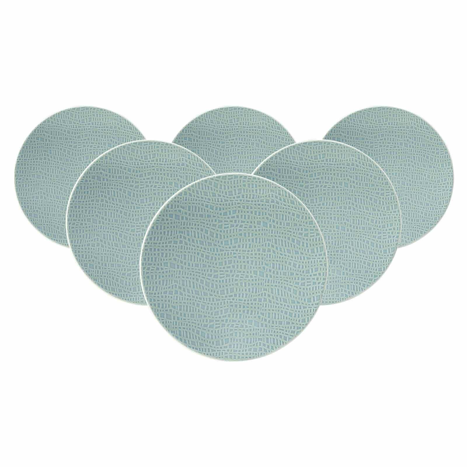 Brotteller SELTMANN WEIDEN "Brotteller Life Fashion ø 16,5 cm 6er Set", grün (grün chic), L:16,4cm, Speiseteller Image