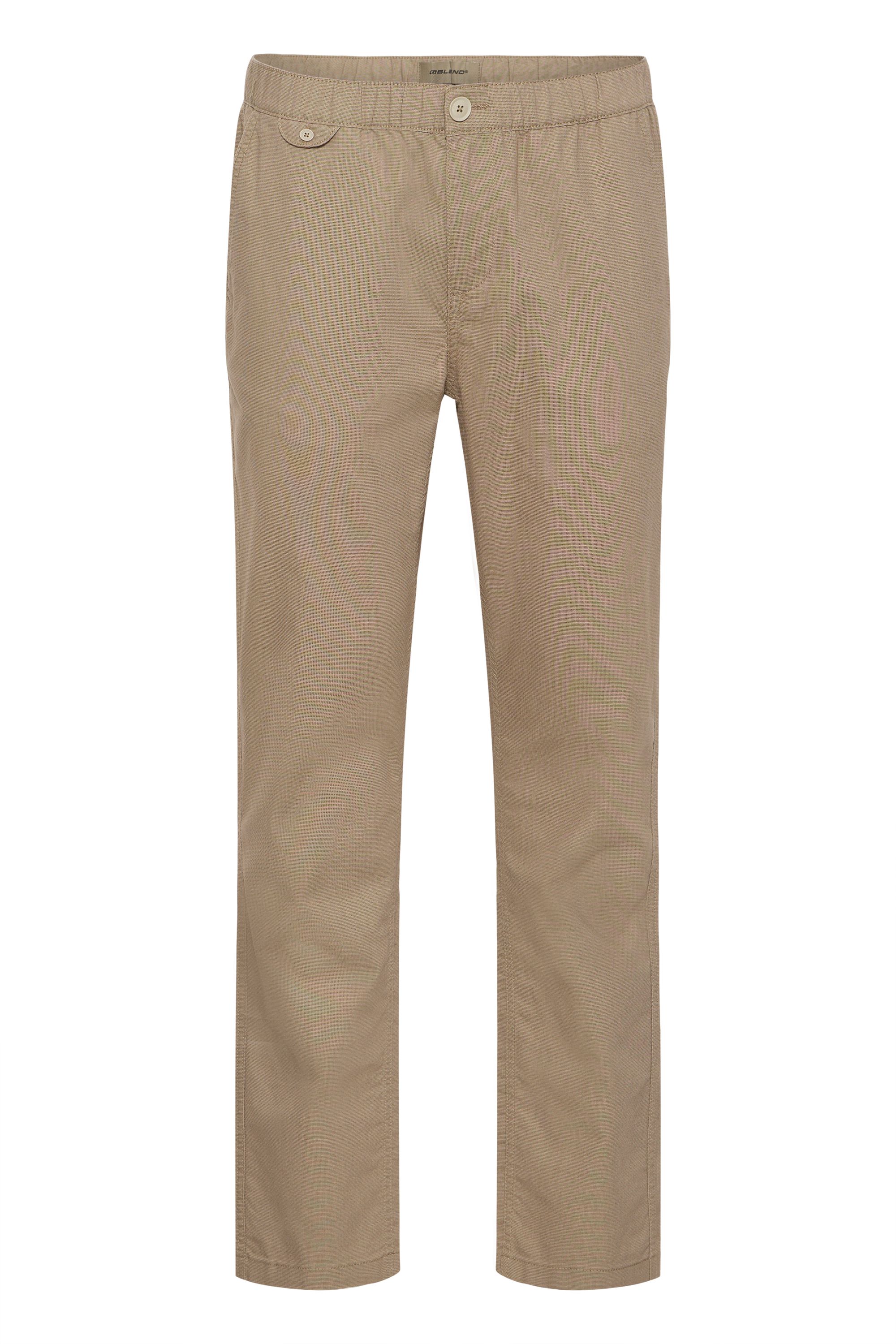 Chinohose BLEND "Chinohose BHBraz", Herren, Gr. 30, Länge 30, beige (dune), Obermaterial: 84% Baumwolle CO. 16% Polyester PES., Hosen Chinohose