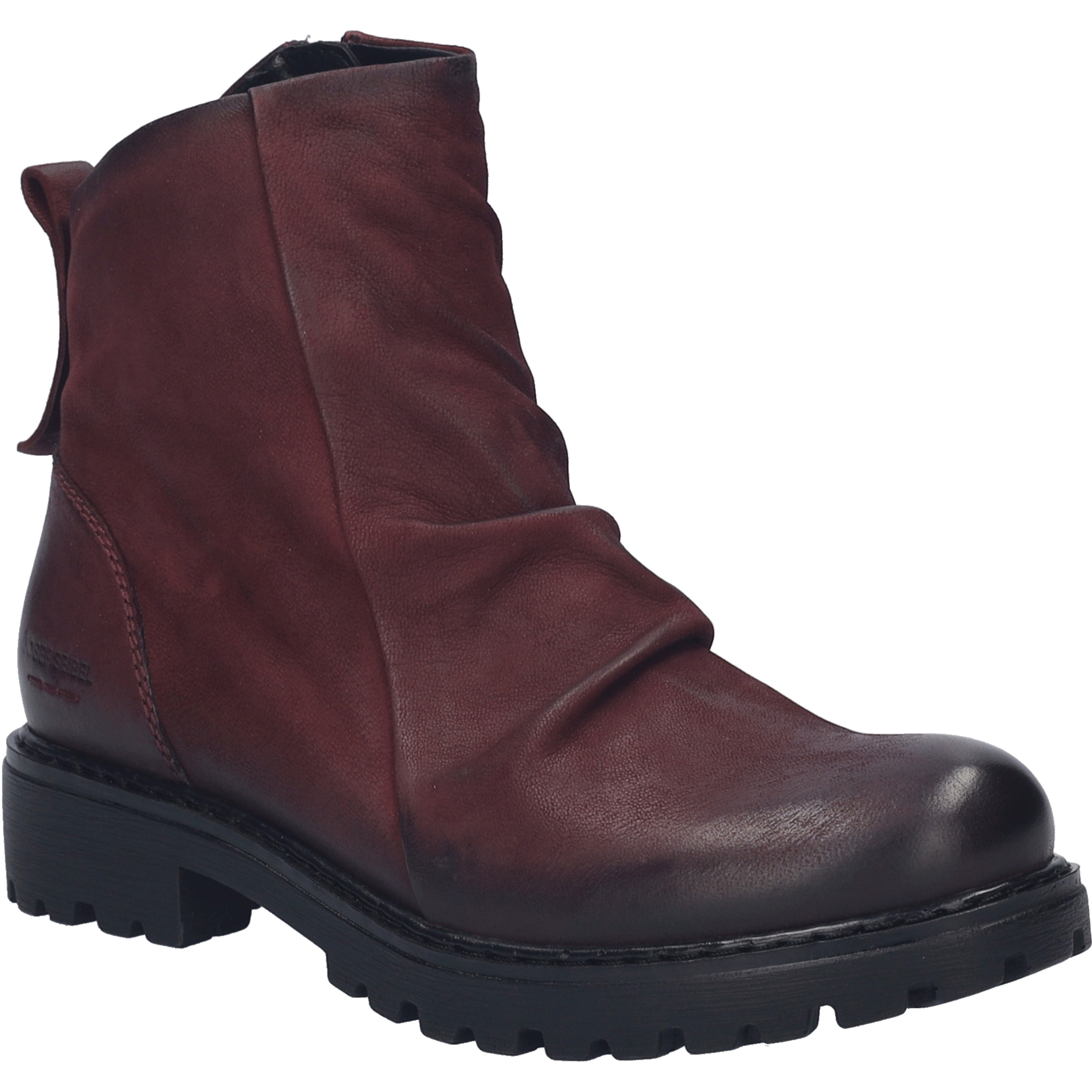 Stiefelette JOSEF SEIBEL "Melinda 33, bordeaux", Damen, Gr. 37, rot (bordeaux), Obermaterial: 100% Rindsleder Leather cow., Schuhe Stiefelette