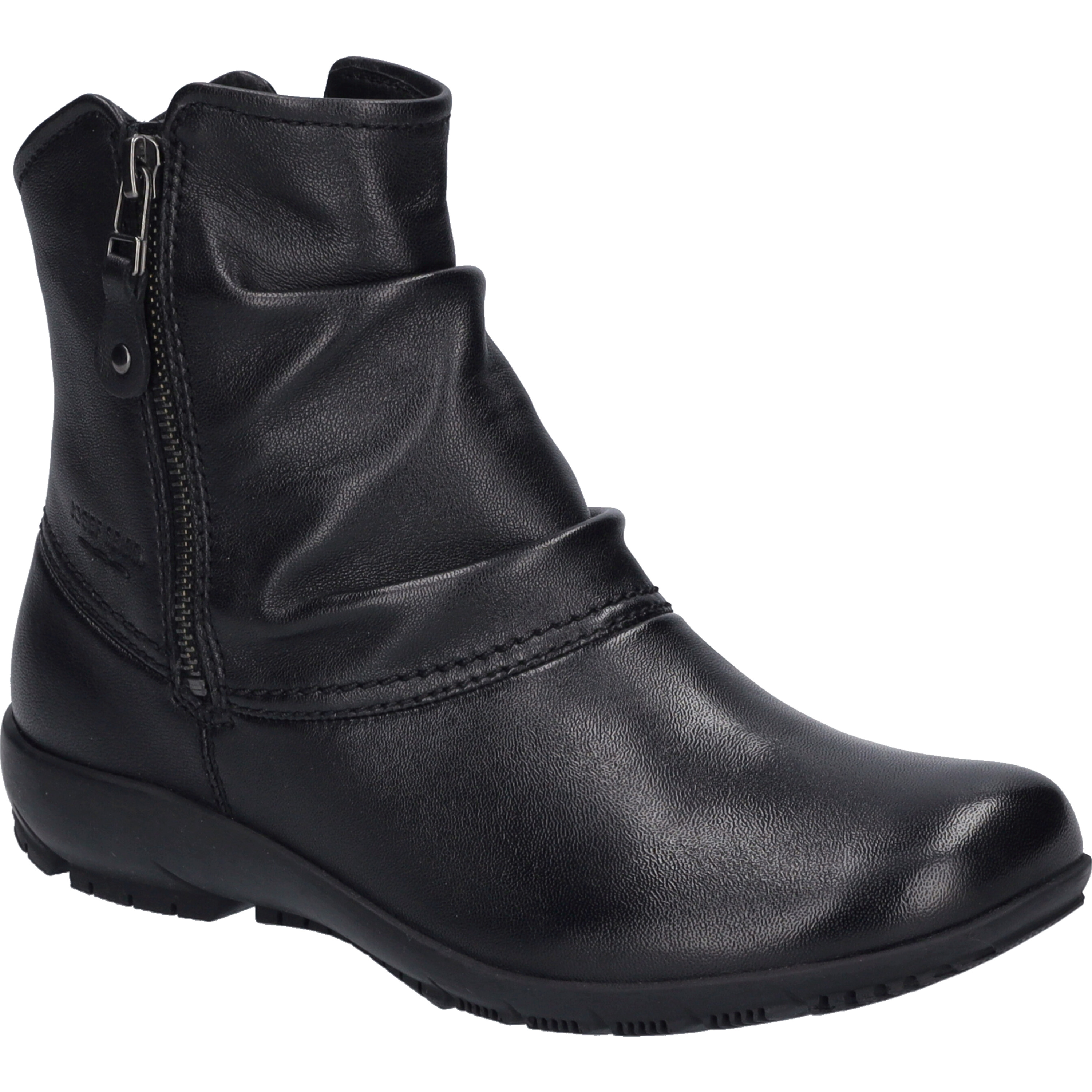 Stiefelette JOSEF SEIBEL "Charlotte 09, schwarz", Damen, Gr. 36, schwarz, Obermaterial: 100% Rindsleder Leather cow., Schuhe Stiefelette