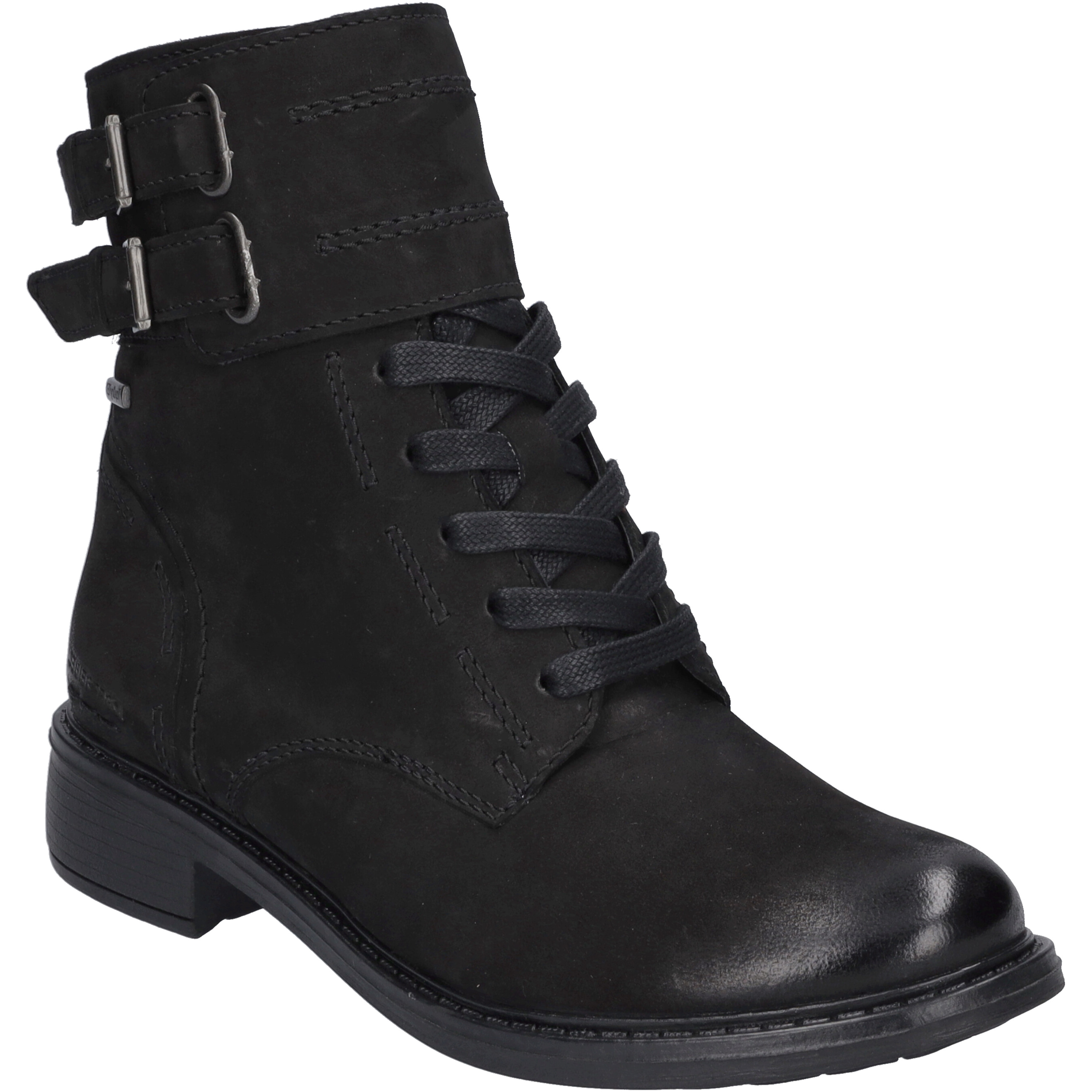 Stiefelette JOSEF SEIBEL "Selena 51, schwarz", Damen, Gr. 41, schwarz, Obermaterial: 100% Rindsleder Leather cow., Schuhe Stiefelette