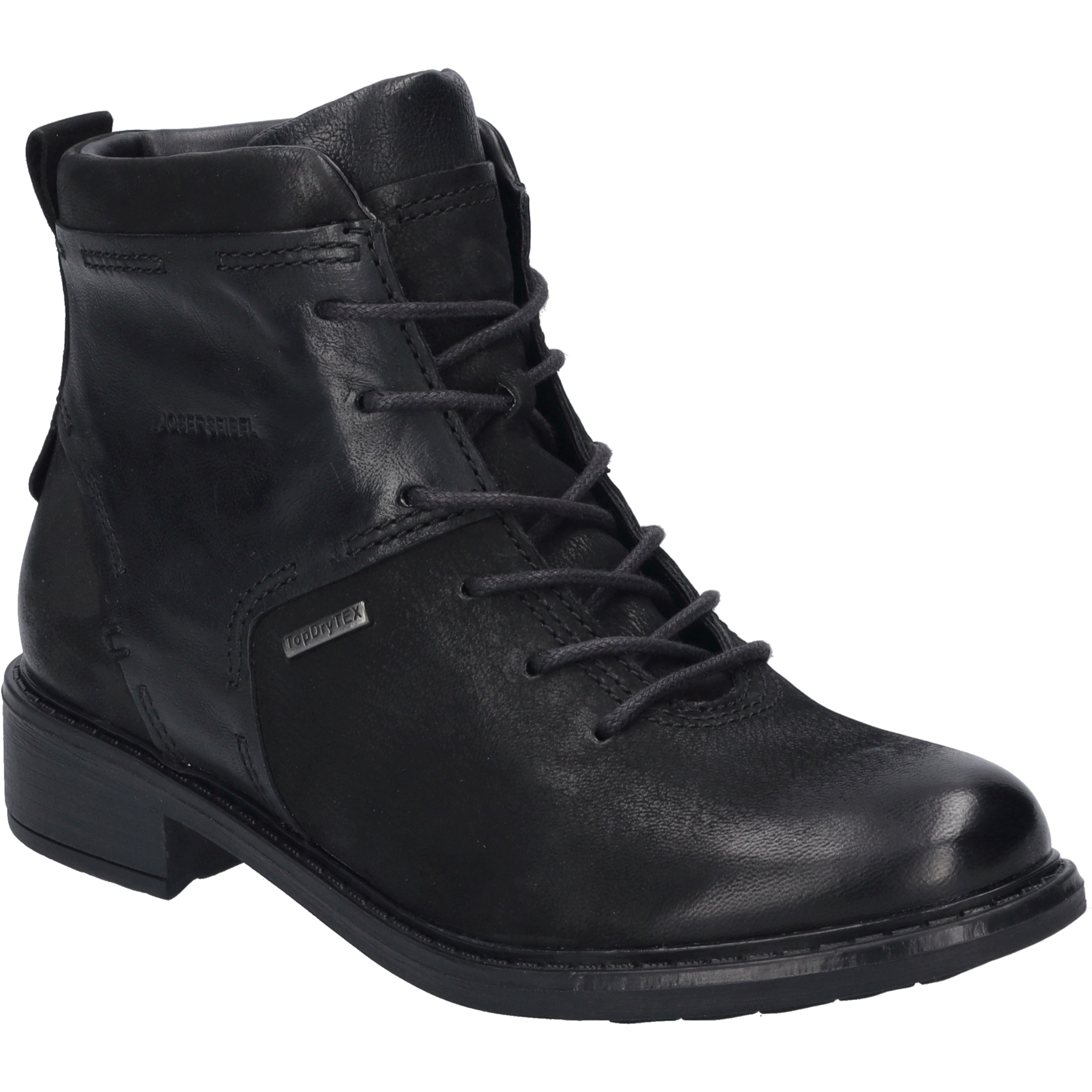 Stiefelette JOSEF SEIBEL "Selena 50, schwarz", Damen, Gr. 40, schwarz, Obermaterial: 100% Rindsleder Leather cow., Schuhe Stiefelette