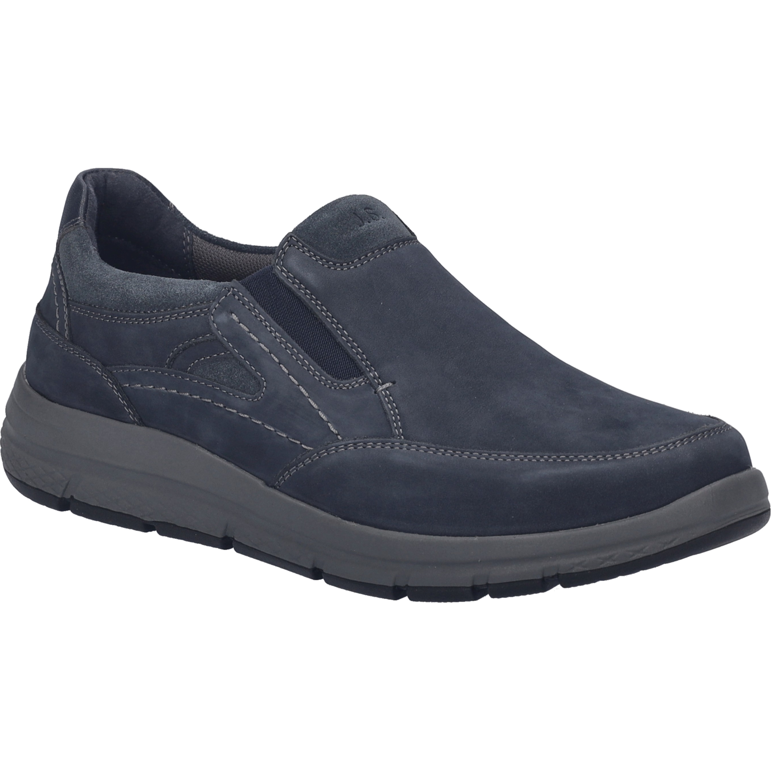 Slipper JOSEF SEIBEL "Giuseppe 09, indigo", Herren, Gr. 47, blau (indigo), Obermaterial: 100% Rindsleder Leather cow., Schuhe Slipper