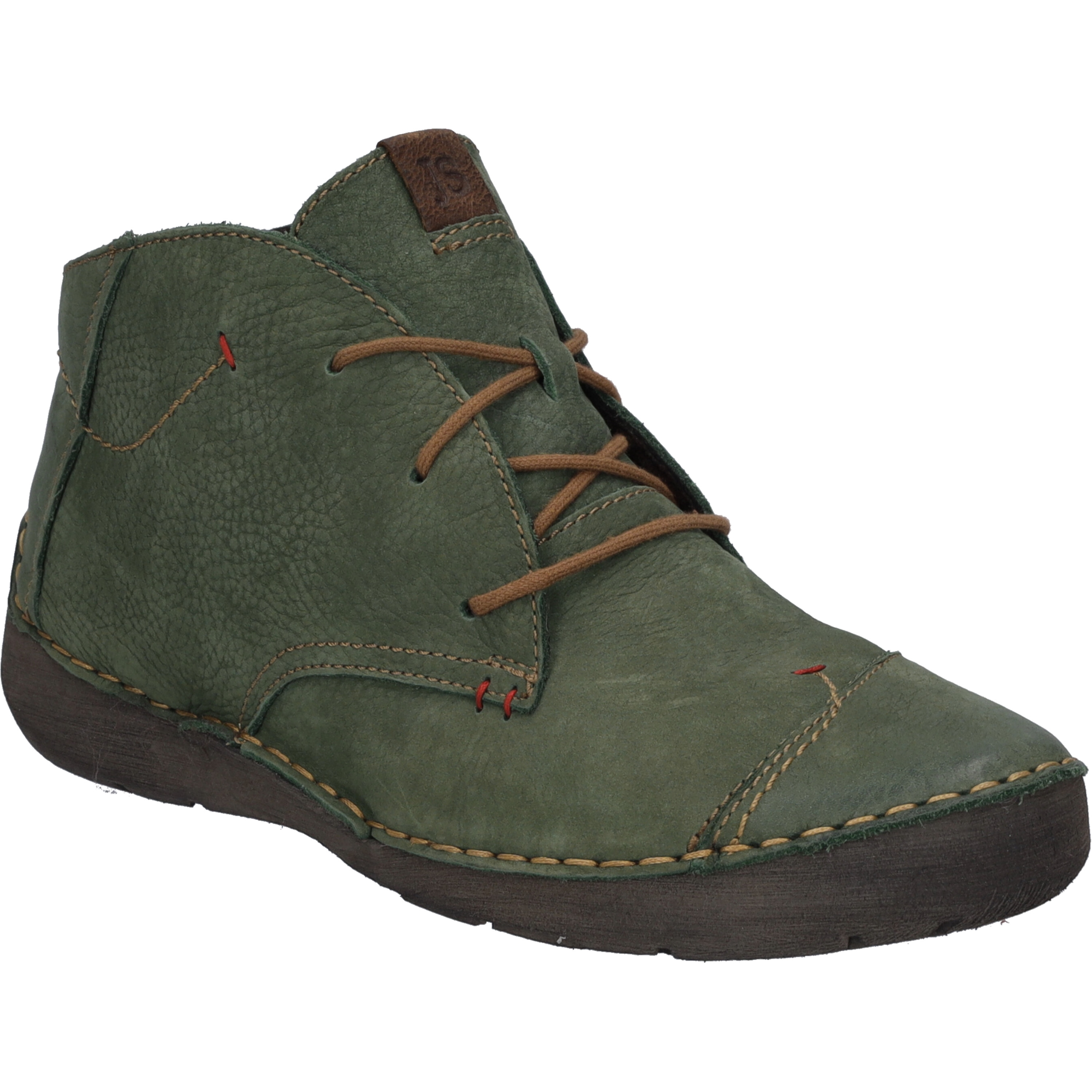 Stiefelette JOSEF SEIBEL "Fergey 18, grün", Damen, Gr. 40, grün, Obermaterial: 100% Rindsleder Leather cow., Schuhe Stiefelette