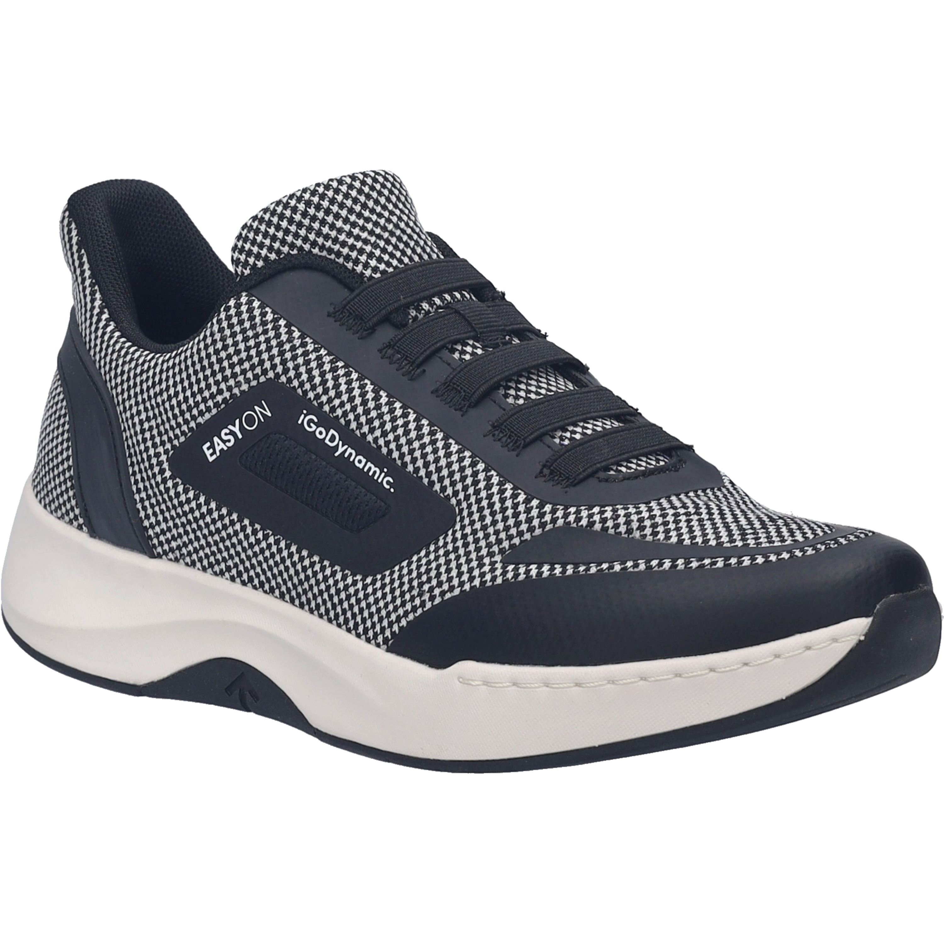 Sneaker JOSEF SEIBEL "Elli 17, schwarz-weiss", Damen, Gr. 42, schwarz (schwarz, weiß), Obermaterial: 100% Textilmaterial TEXMAT., Schuhe Sneaker