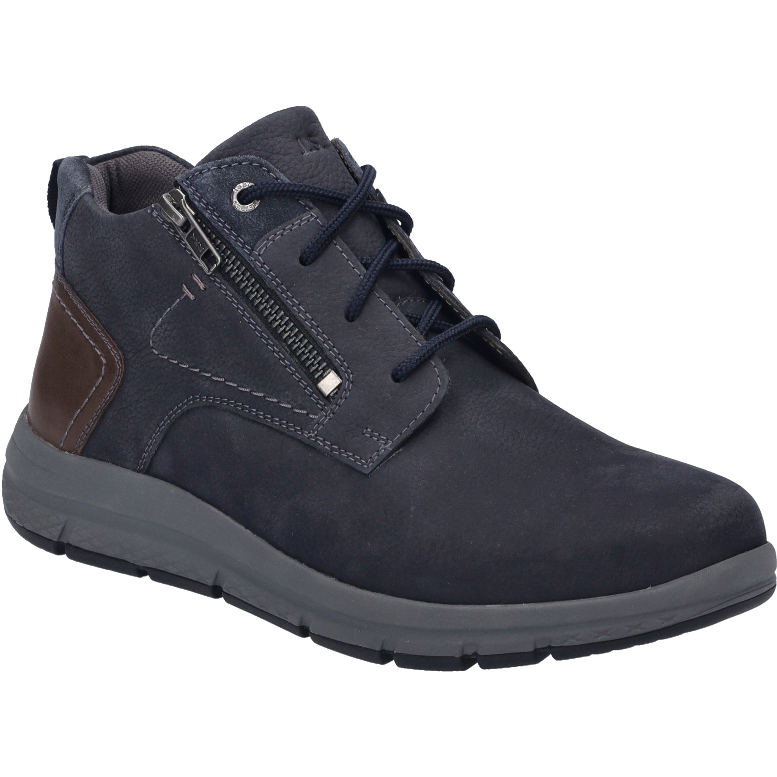 Stiefelette JOSEF SEIBEL "Giuseppe 03, indigo", Herren, Gr. 44, blau (indigo), Obermaterial: 100% Rindsleder Leather cow., Schuhe Stiefelette