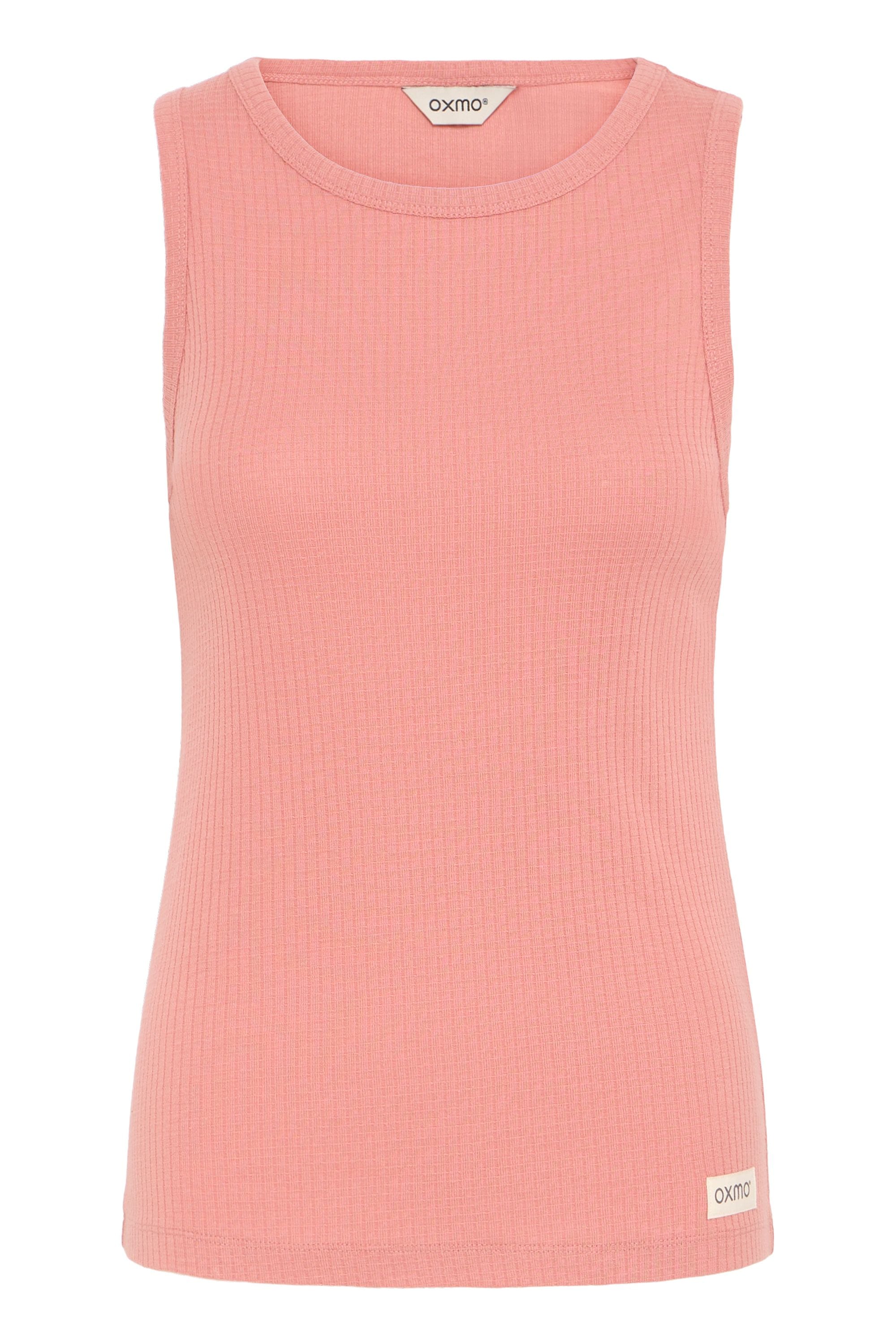 Shirttop OXMO "Shirttop OXPIMINI", Damen, Gr. M, rosa (ash rose), Obermaterial: 57% Baumwolle CO. 43% Polyester PES., Tops Shirttop