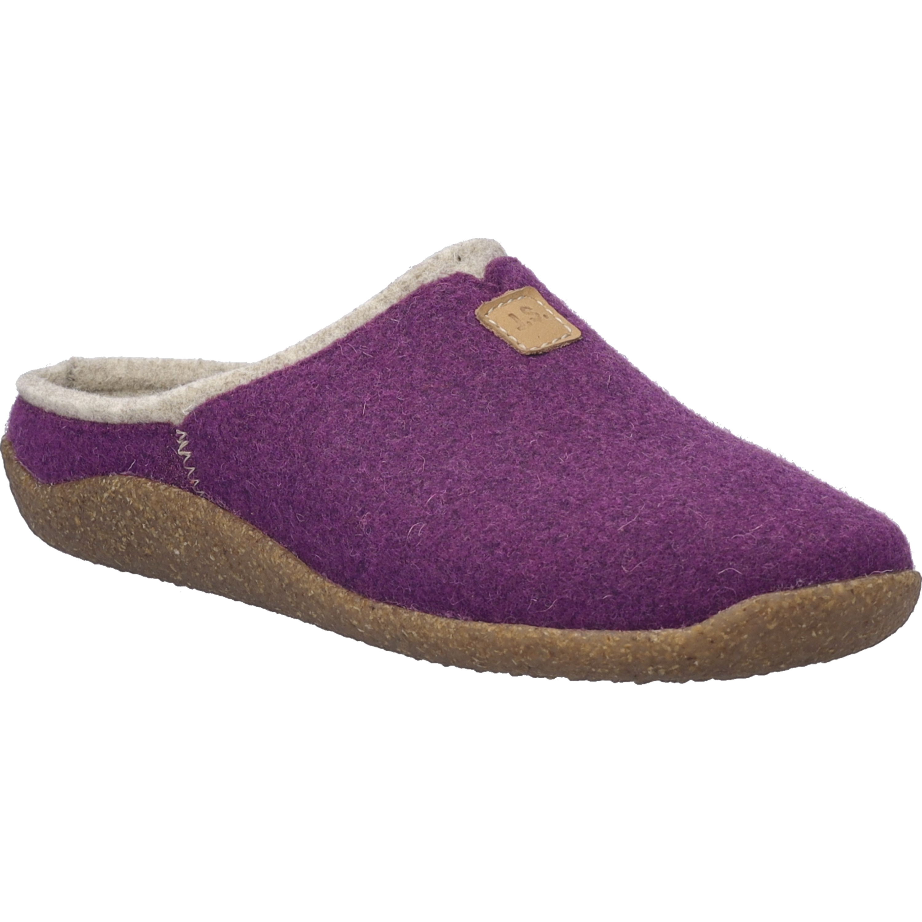 Hausschuh JOSEF SEIBEL "Vinny 01, fuchsia-kombi", Damen, Gr. 39, lila (fuchsia, kombi), Obermaterial: 100% Textilmaterial TEXMAT., Schuhe Hausschuh