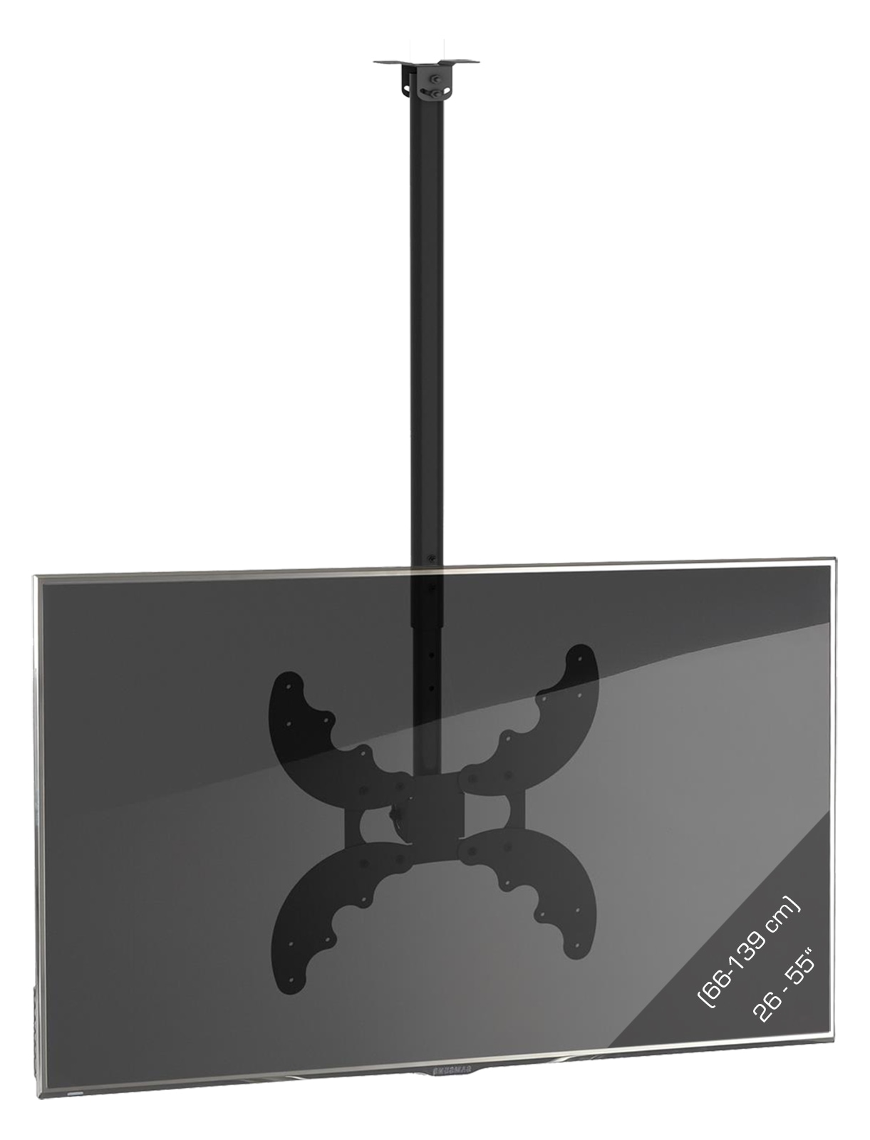 VCM TV-Deckenhalterung "TV Deckenhalterung B-DX 400 höhenverstellbar 52-70", schwarz, Gerätehalterungen Image