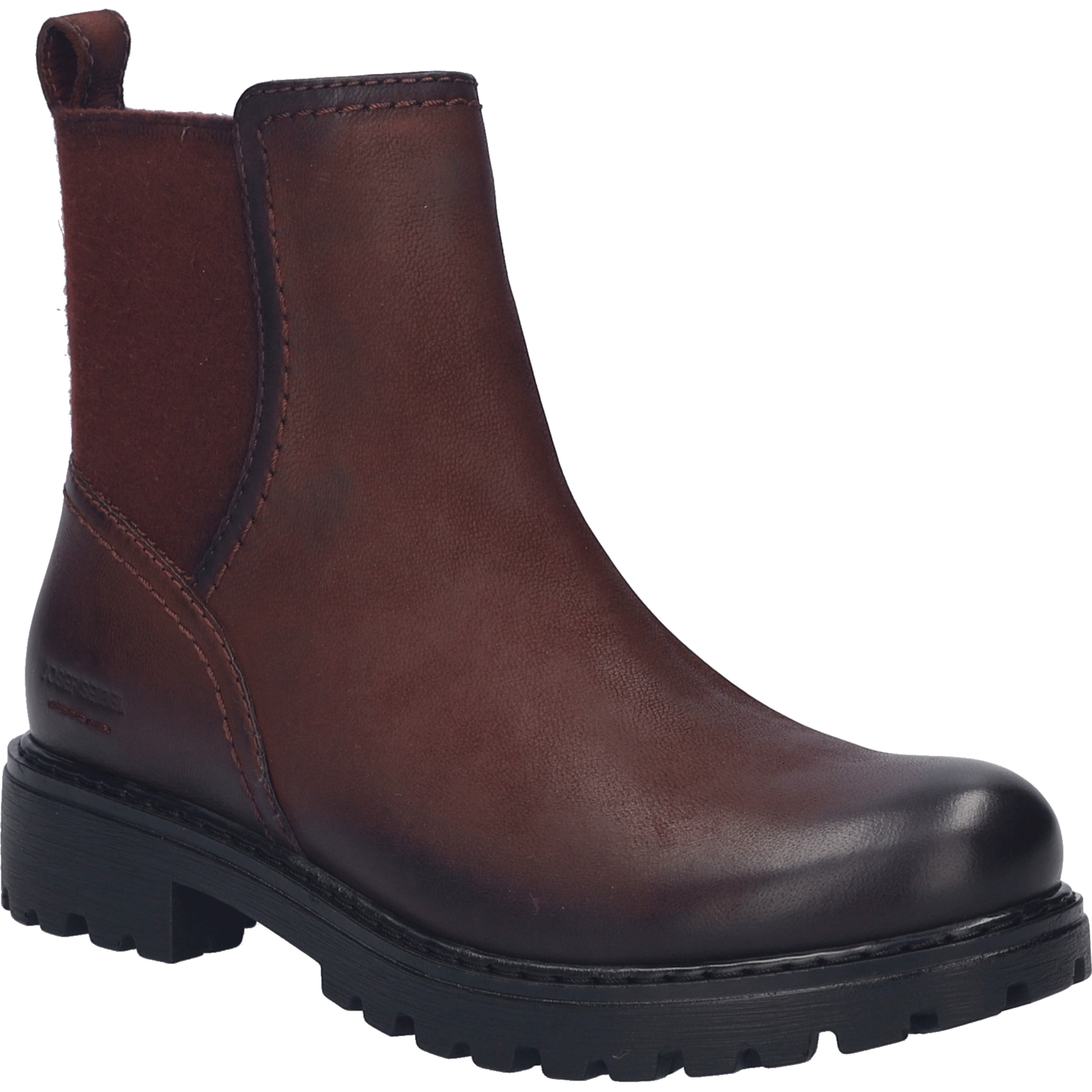 Stiefelette JOSEF SEIBEL "Melinda 30, bordeaux", Damen, Gr. 41, rot (bordeaux), Obermaterial: 100% Rindsleder Leather cow., Schuhe Stiefelette