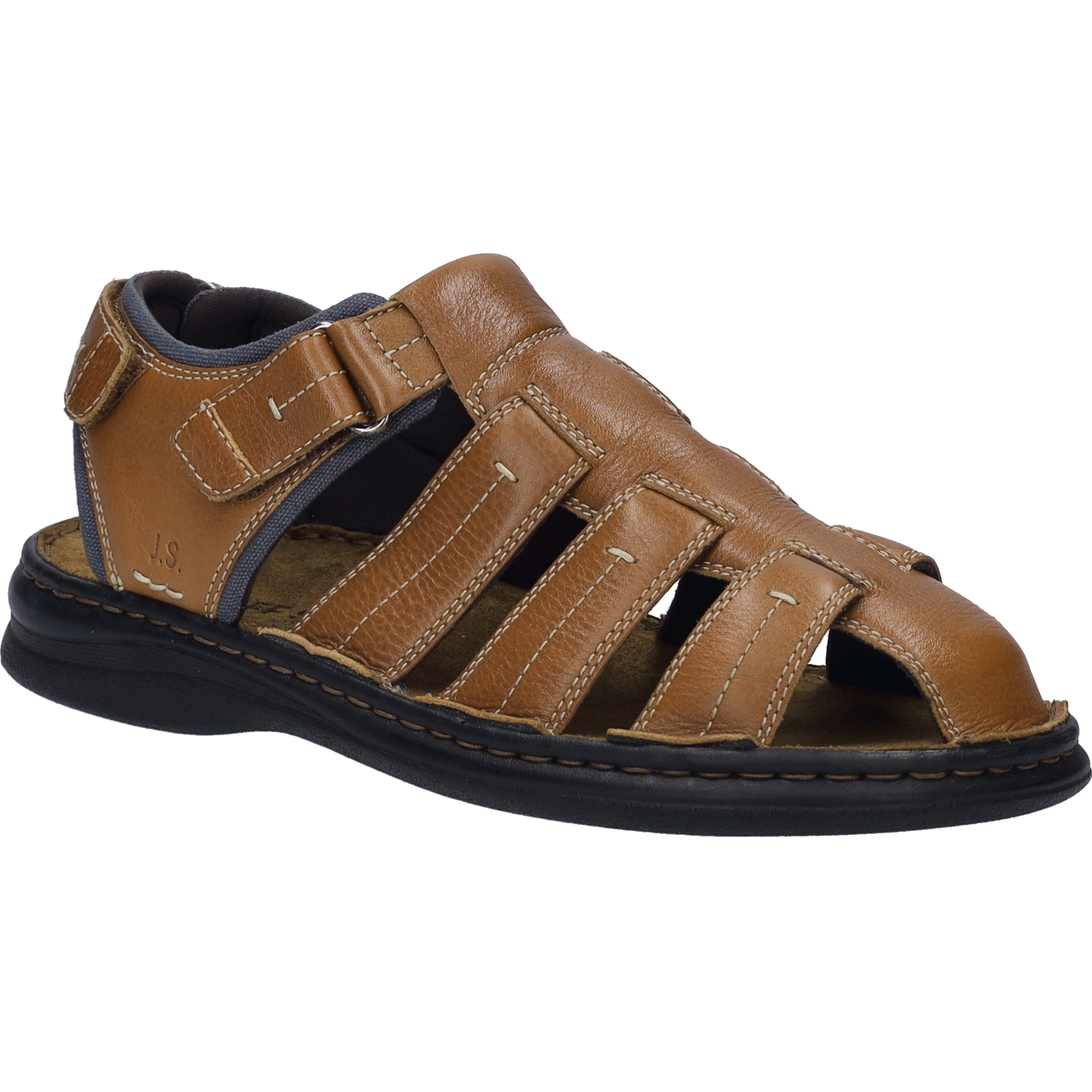 Sandale JOSEF SEIBEL "Max 92, brasil", Herren, Gr. 45, braun (brasil), Obermaterial: 100% Rindsleder Leather cow., Schuhe Sandale