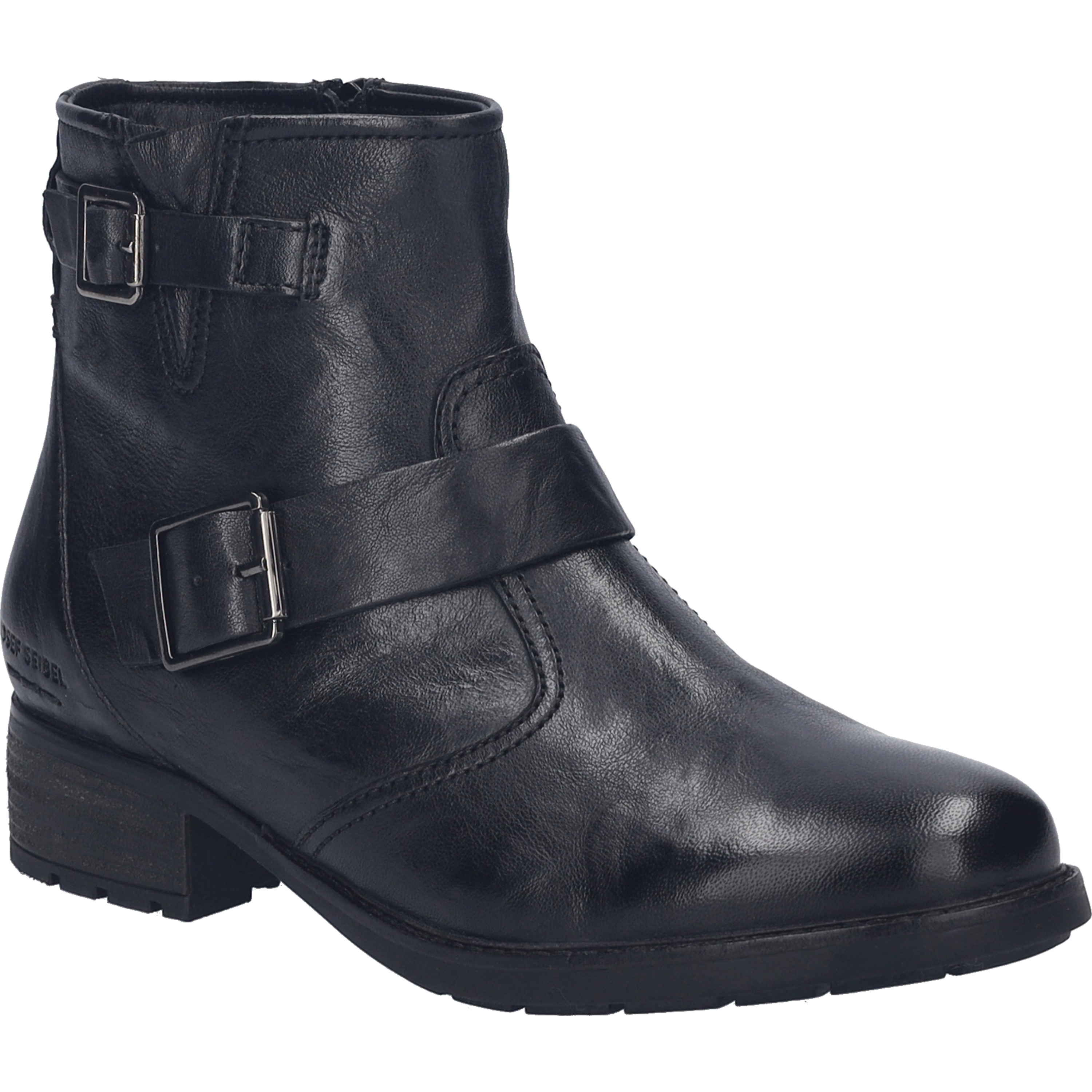 Stiefelette JOSEF SEIBEL "Kate 21, schwarz", Damen, Gr. 38, schwarz, Obermaterial: 100% Rindsleder Leather cow., Schuhe Stiefelette