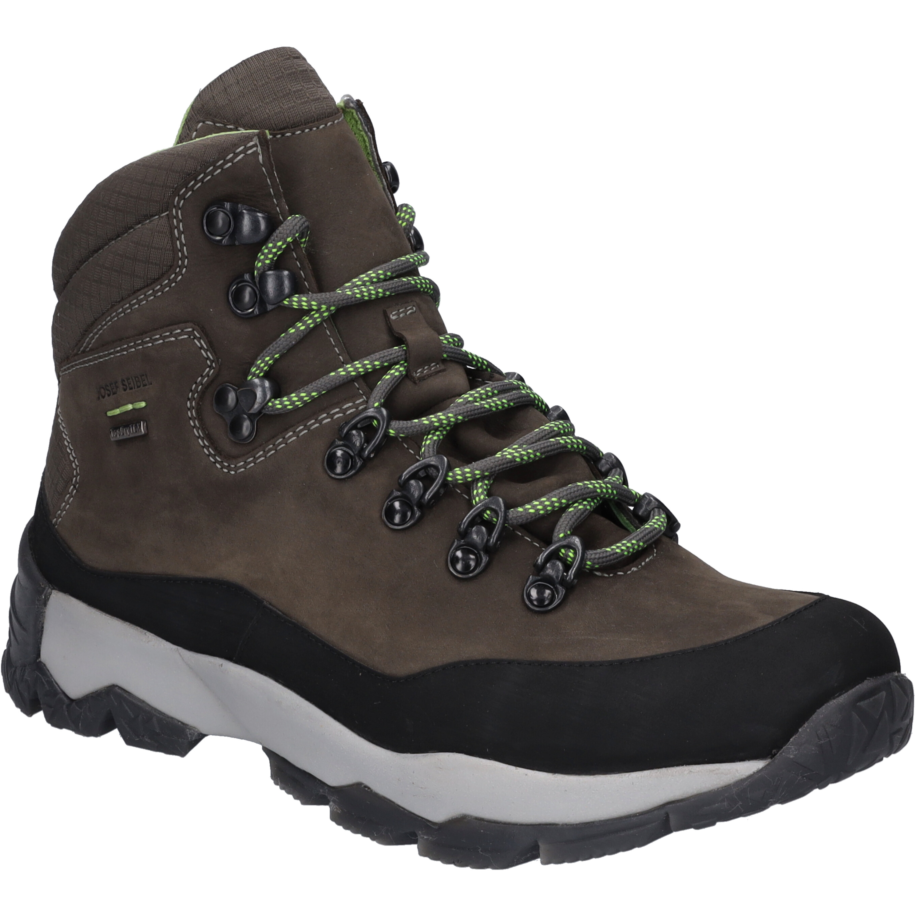 Stiefelette JOSEF SEIBEL "Philipp 56, asphalt-kombi", Herren, Gr. 44, grau (asphalt, kombi), Obermaterial: 80% Rindsleder Leather cow. 20% Textilmaterial TEXMAT., Schuhe Stiefelette