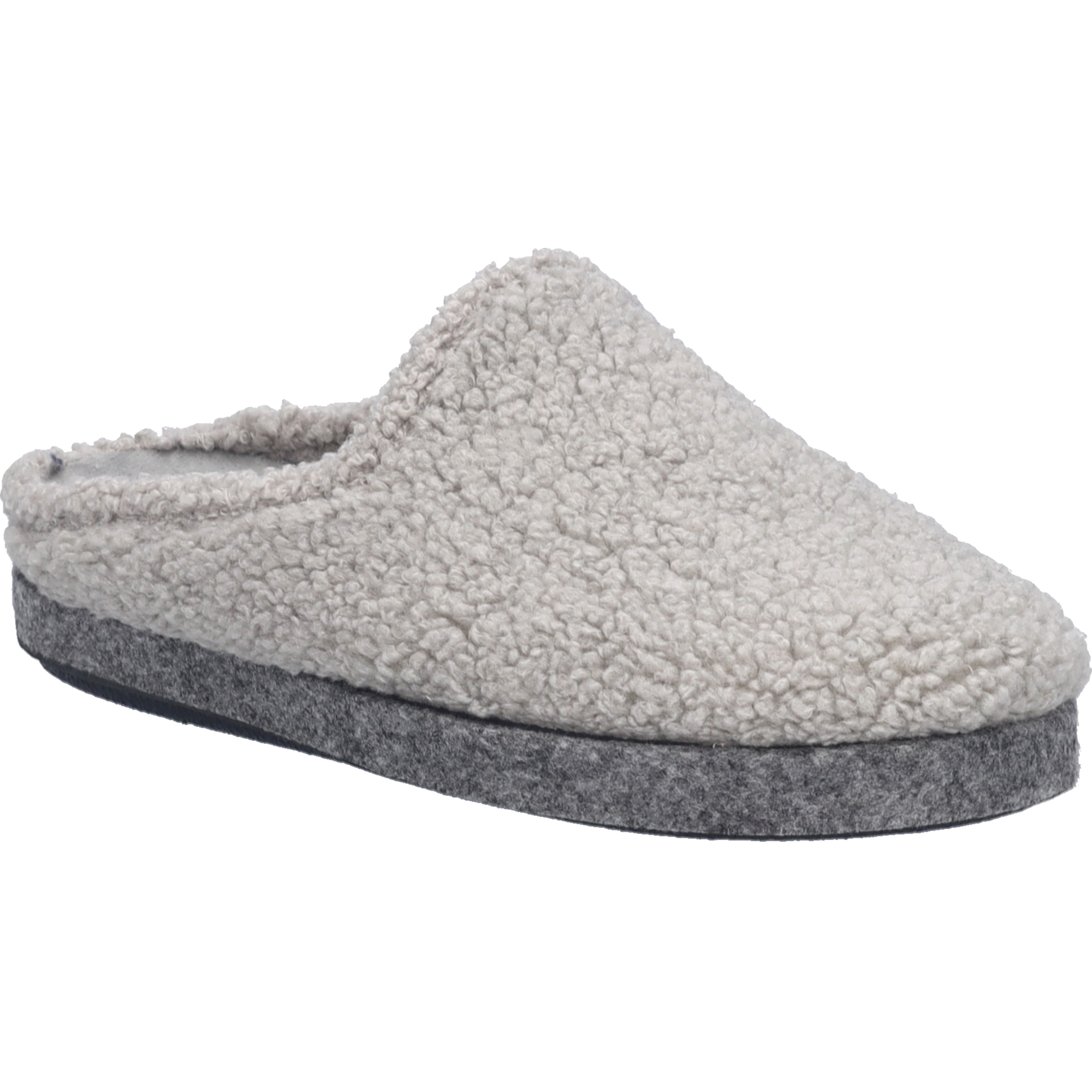 Hausschuh JOSEF SEIBEL "Lara 02, grau-kombi", Damen, Gr. 38, grau (grau, kombi), Obermaterial: 100% Textilmaterial TEXMAT., Schuhe Hausschuh