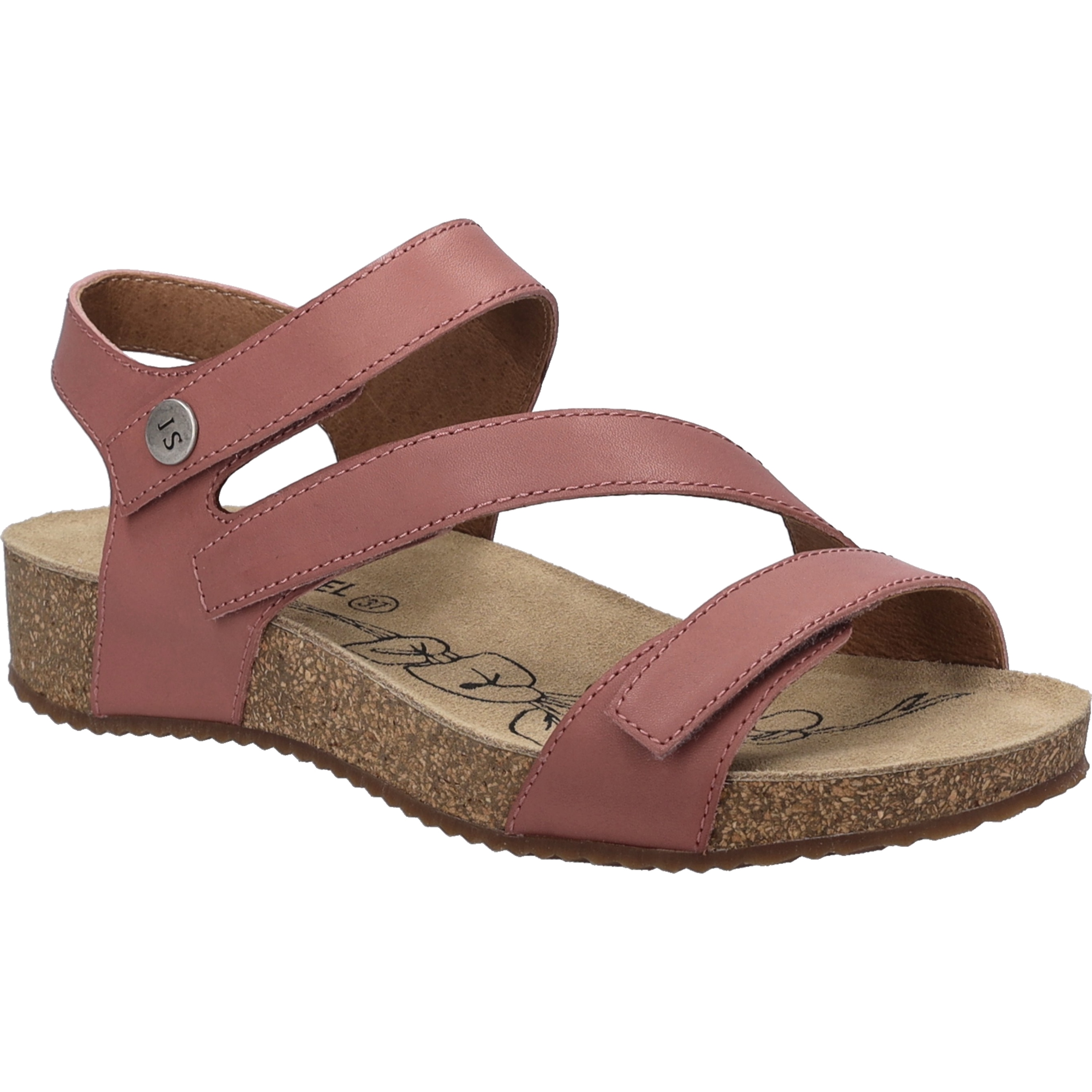 Sandale JOSEF SEIBEL "Tonga 25, altrosa", Damen, Gr. 36, rosa (altrosa), Obermaterial: 100% Rindsleder Leather cow., Schuhe Sandale